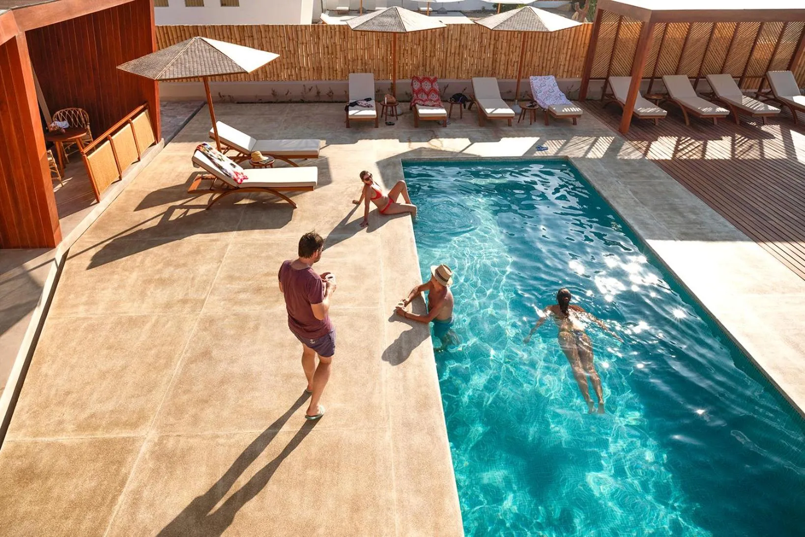 Pool view in Norte Suites Boutique