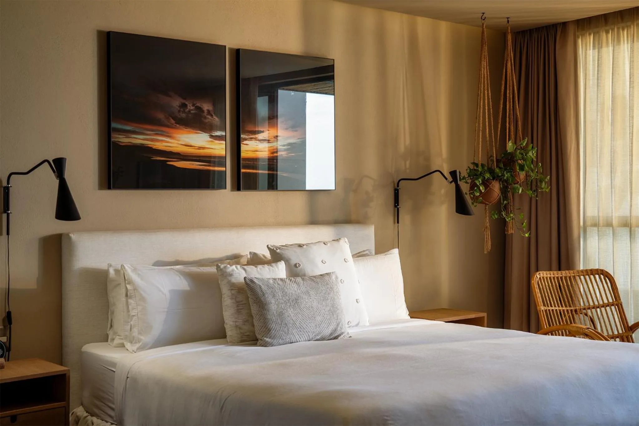 Bed in Norte Suites Boutique