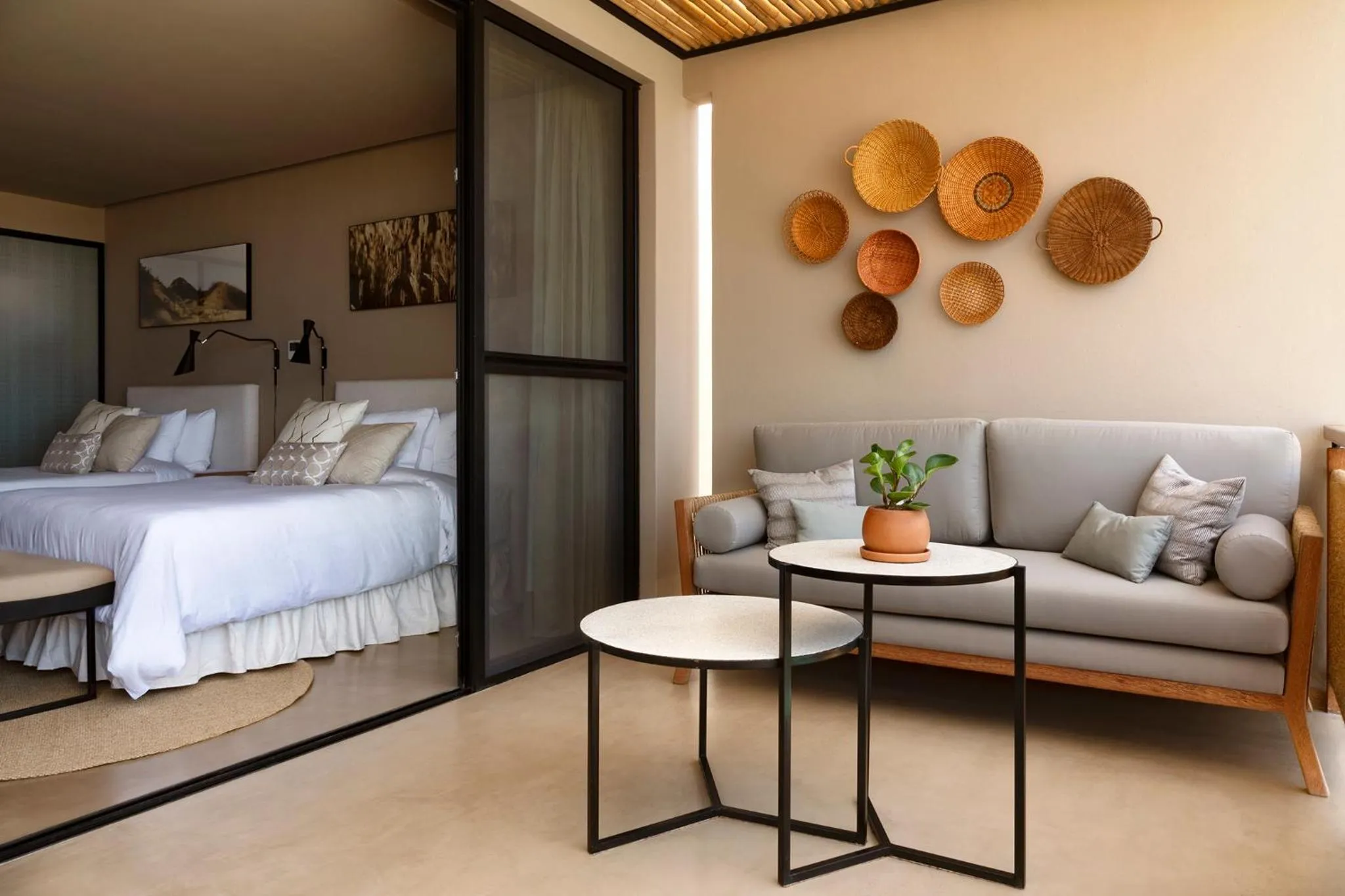 Balcony/Terrace, Bed in Norte Suites Boutique