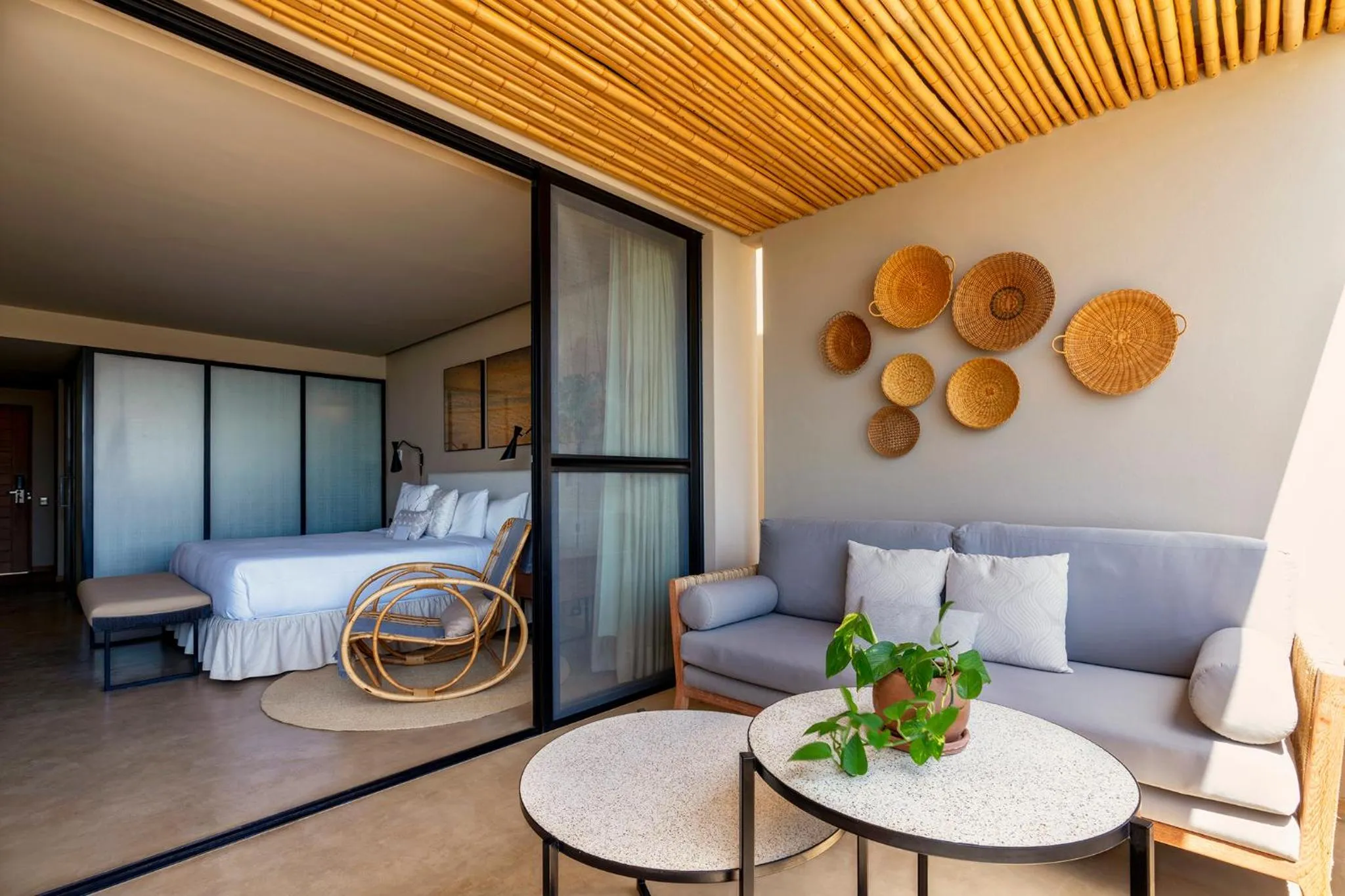 Bed in Norte Suites Boutique