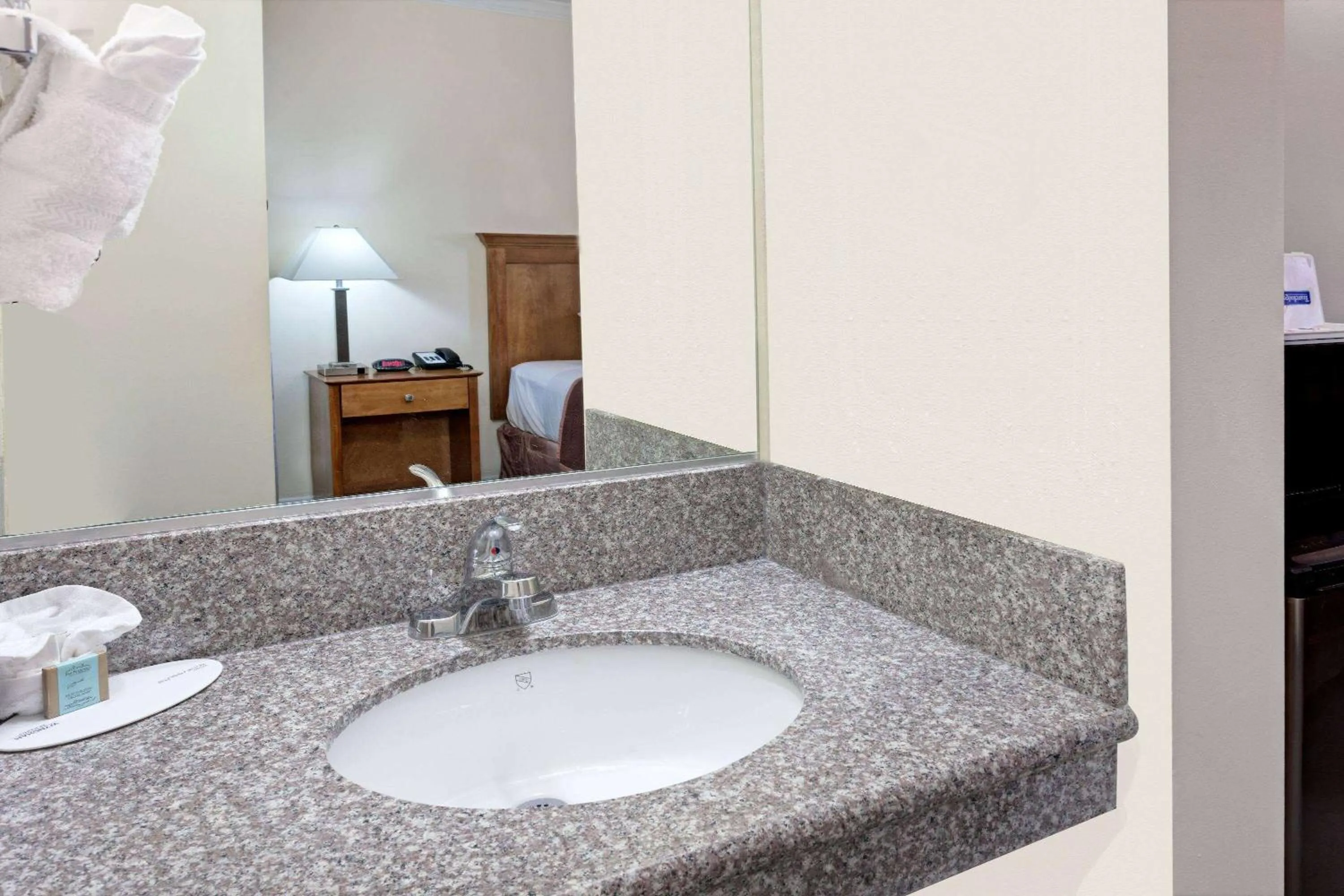 Bathroom in Travelodge by Wyndham Pasadena Central