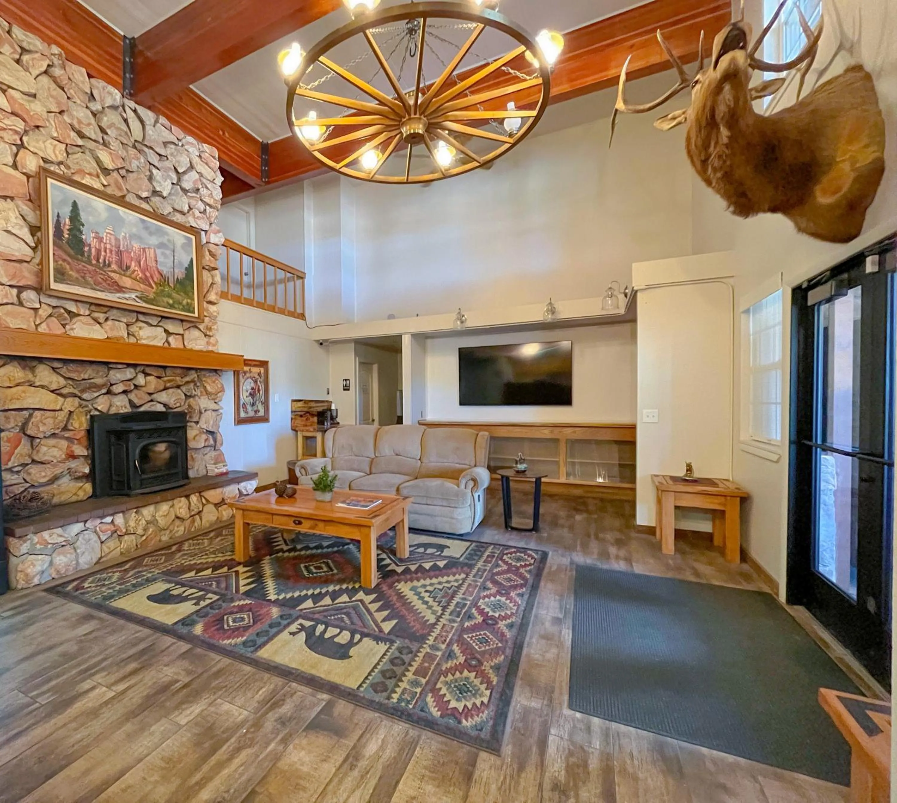 Lobby or reception in Bryce Canyon Pines Lodge