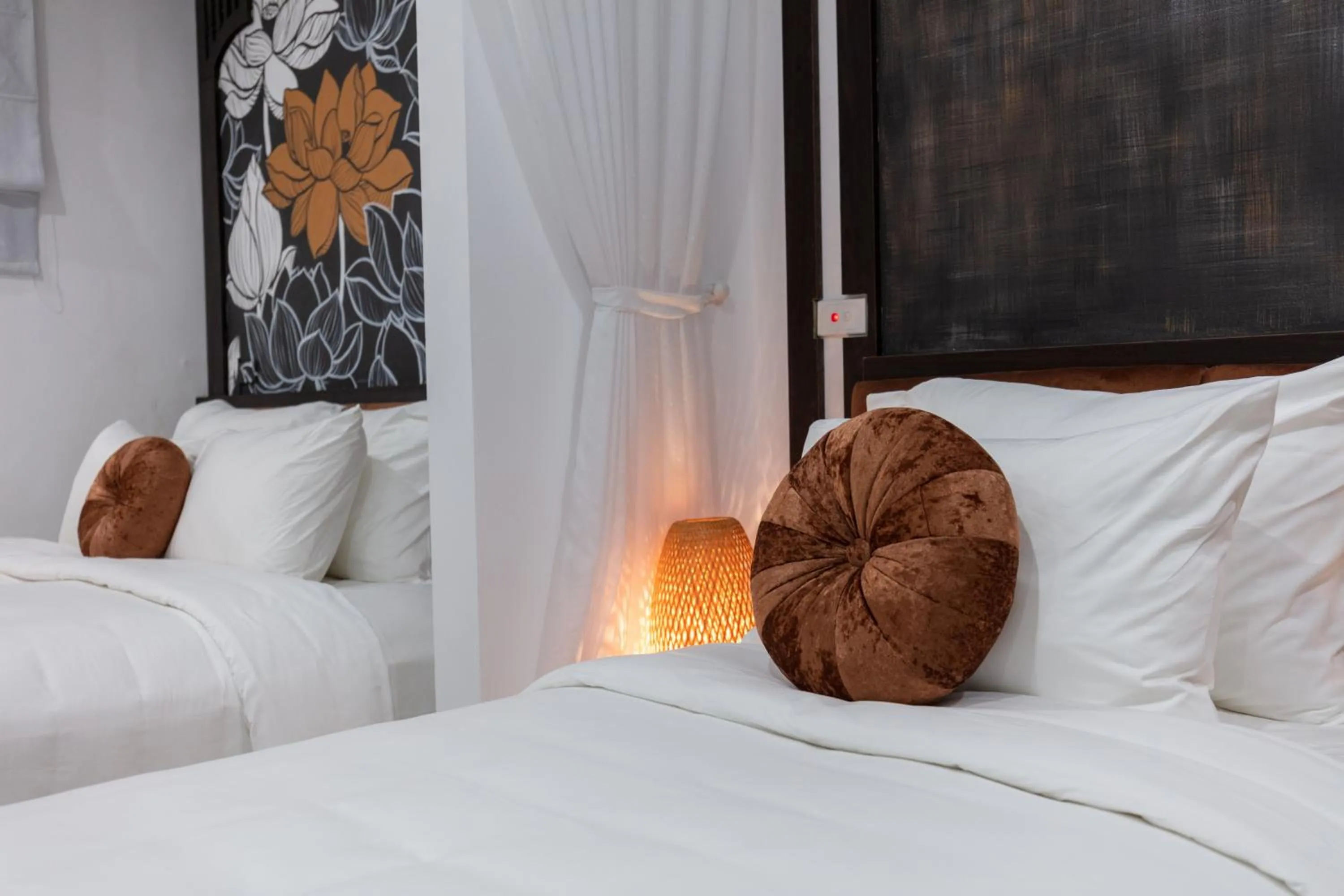 Decorative detail, Bed in Hanoi Center Silk Lullaby Hotel and Travel