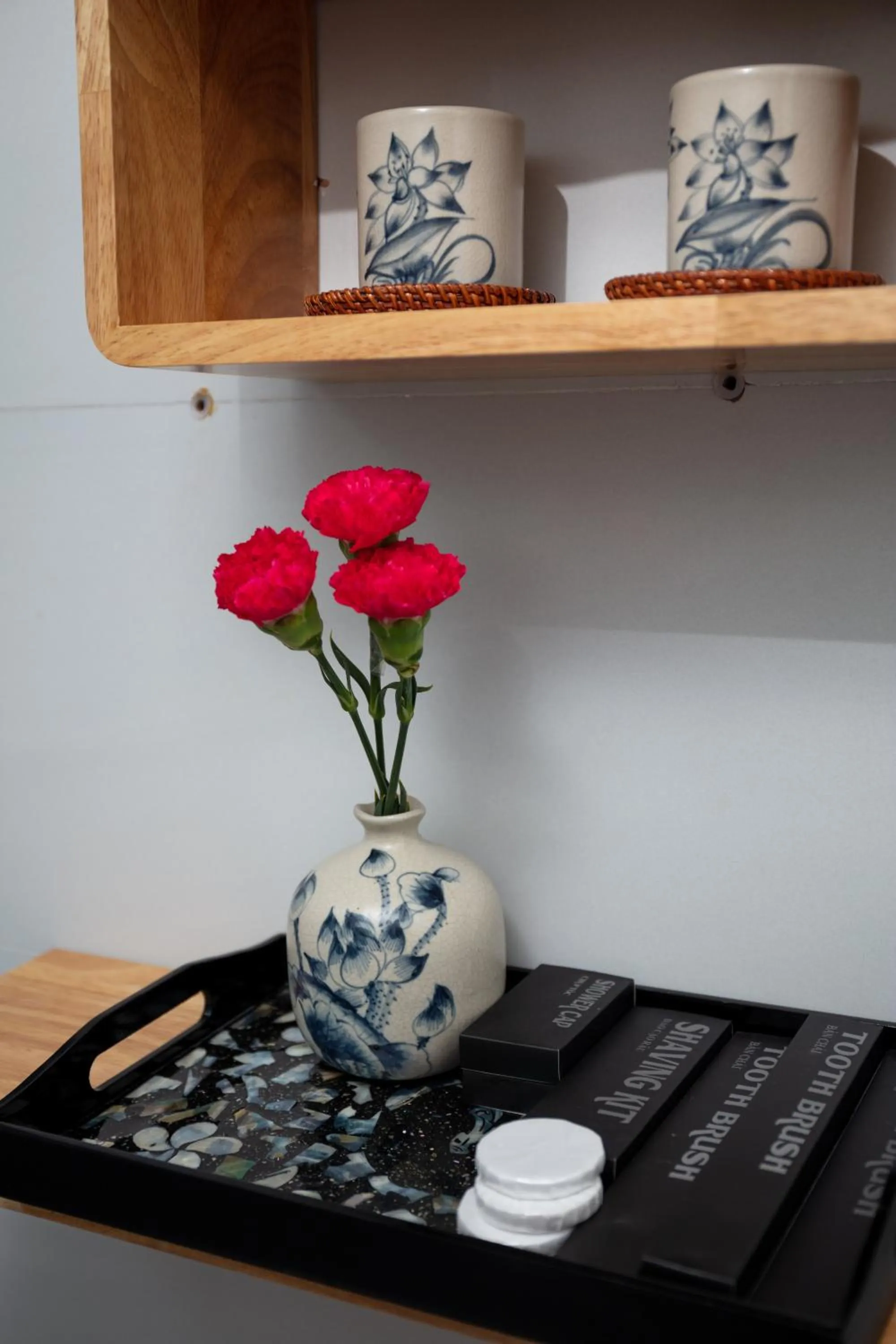 Decorative detail in Hanoi Center Silk Lullaby Hotel and Travel