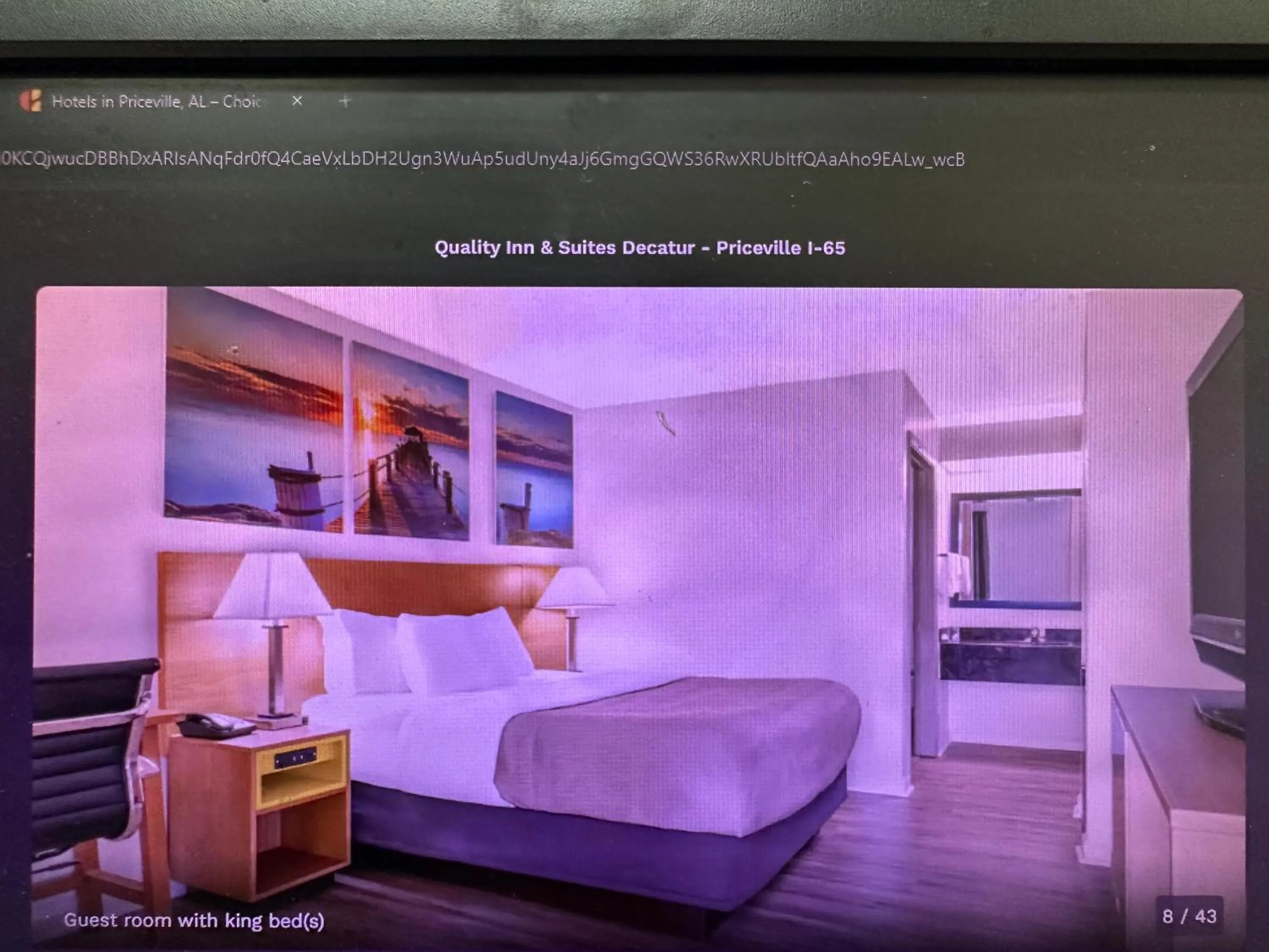 Bed in Quality Inn & Suites Decatur Priceville I-65