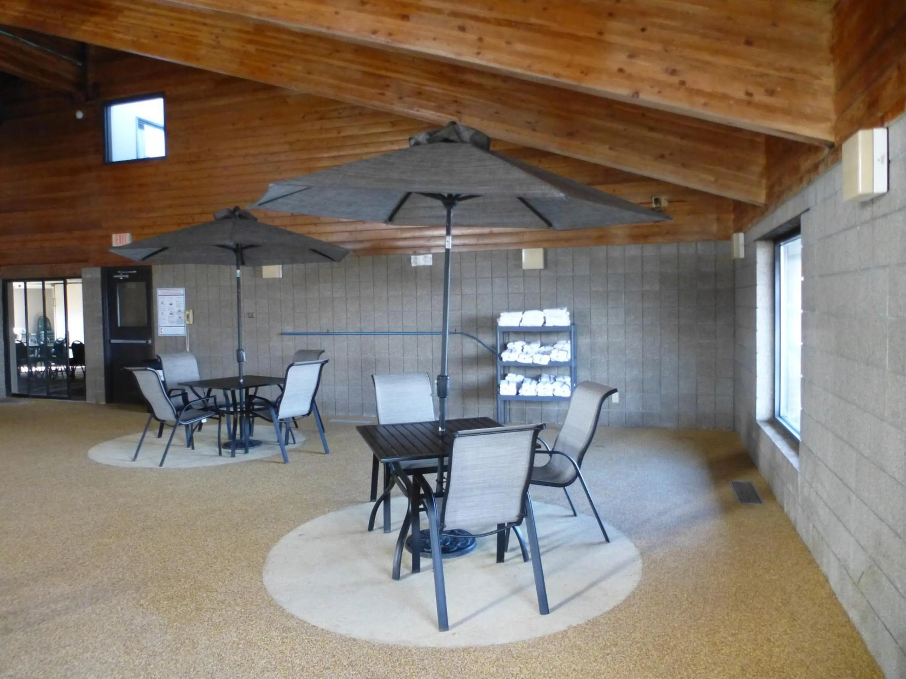 Pool view in AmericInn by Wyndham Mitchell