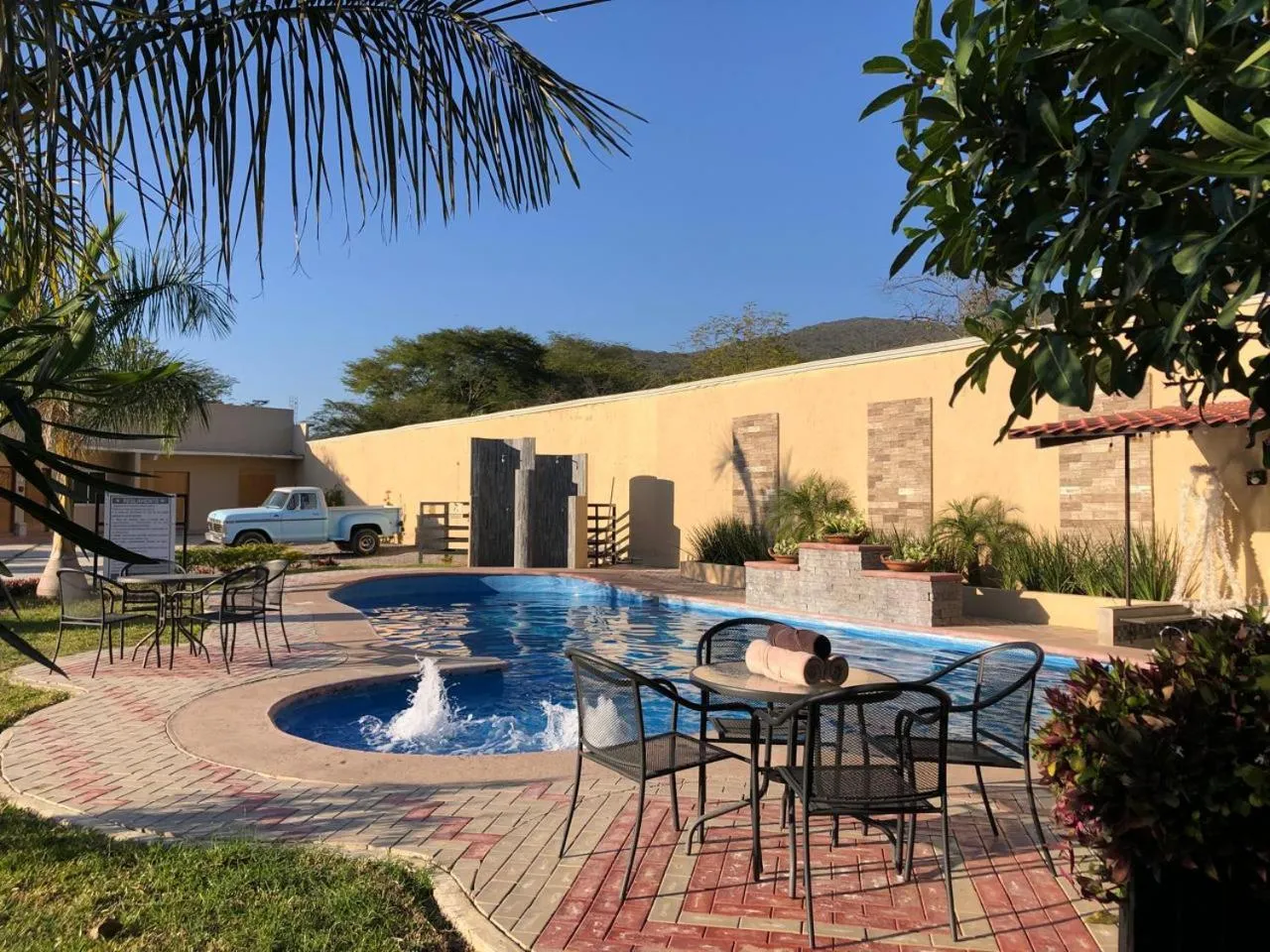 Garden in Hotel y Restaurante Villas Del Sol Jalpan de Serra