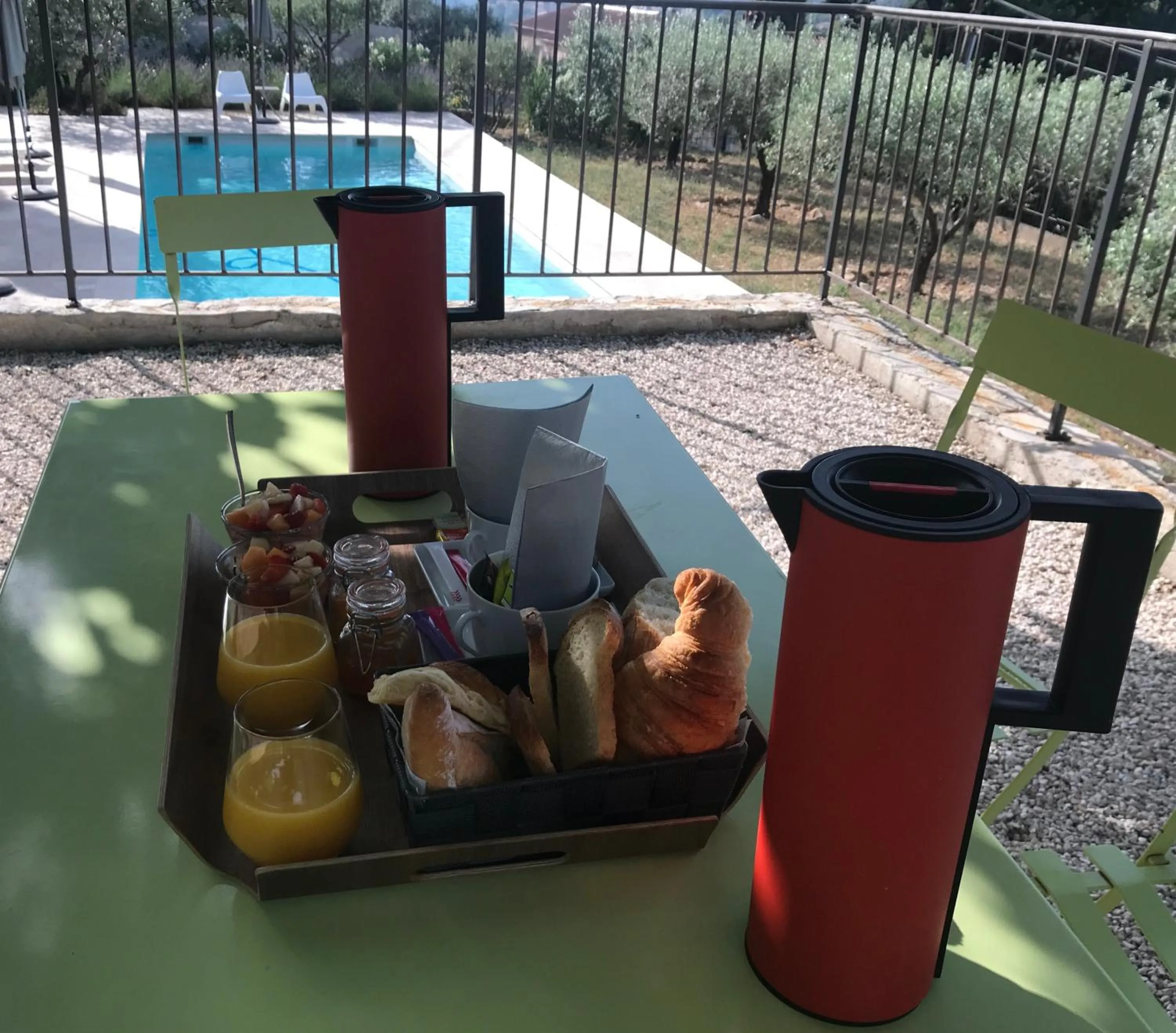 Breakfast in Le Clos en Provence