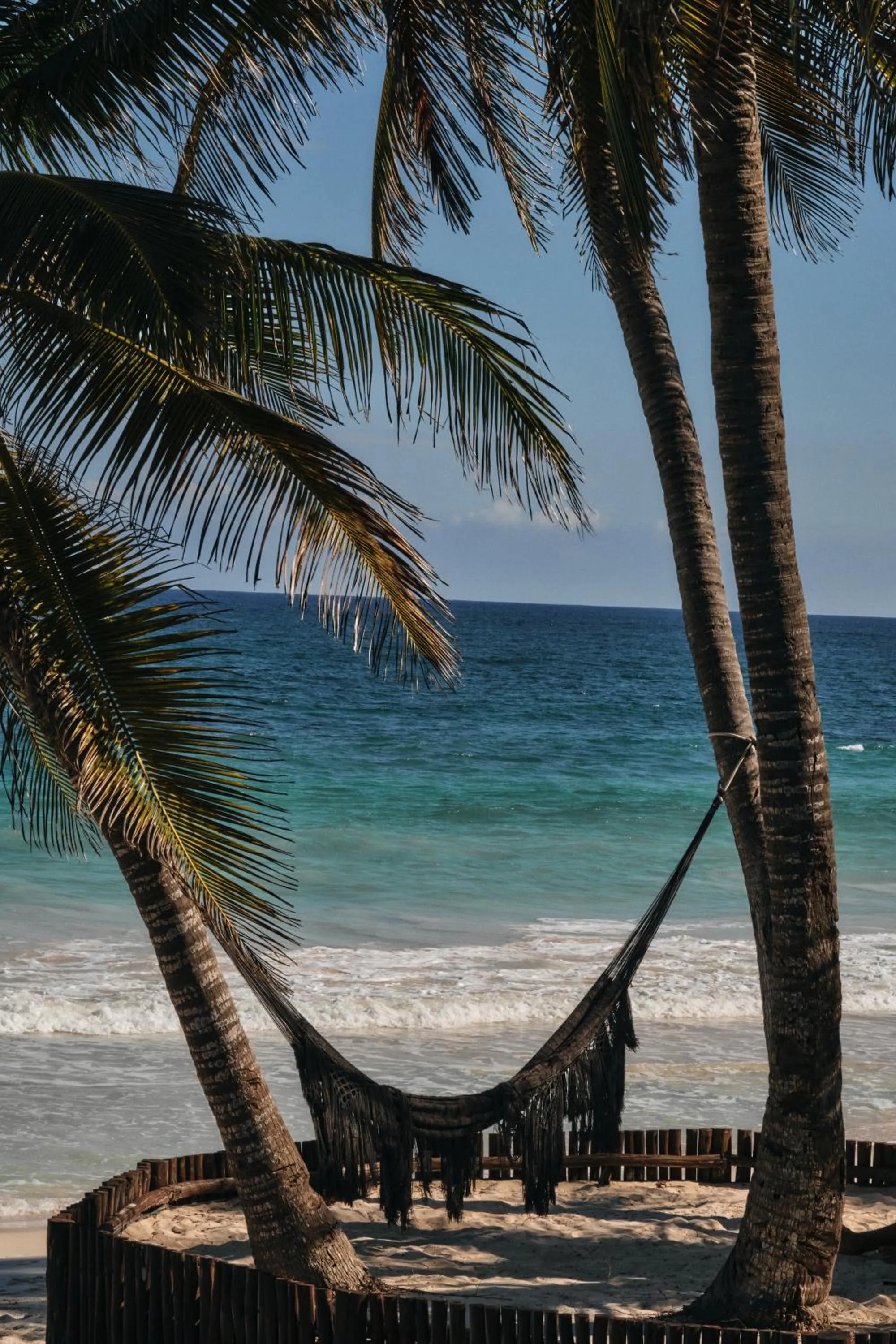 Sea view in Libelula Tulum Beachfront Hotel