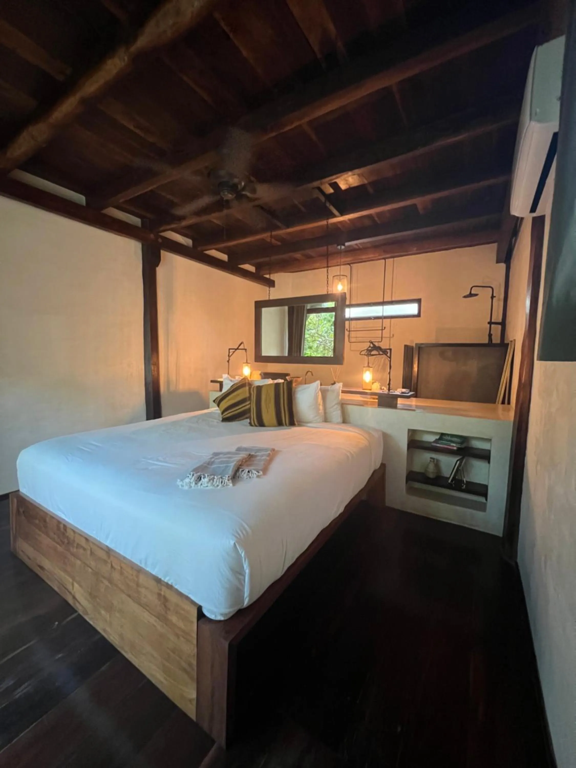 Photo of the whole room, Bed in Libelula Tulum Beachfront Hotel
