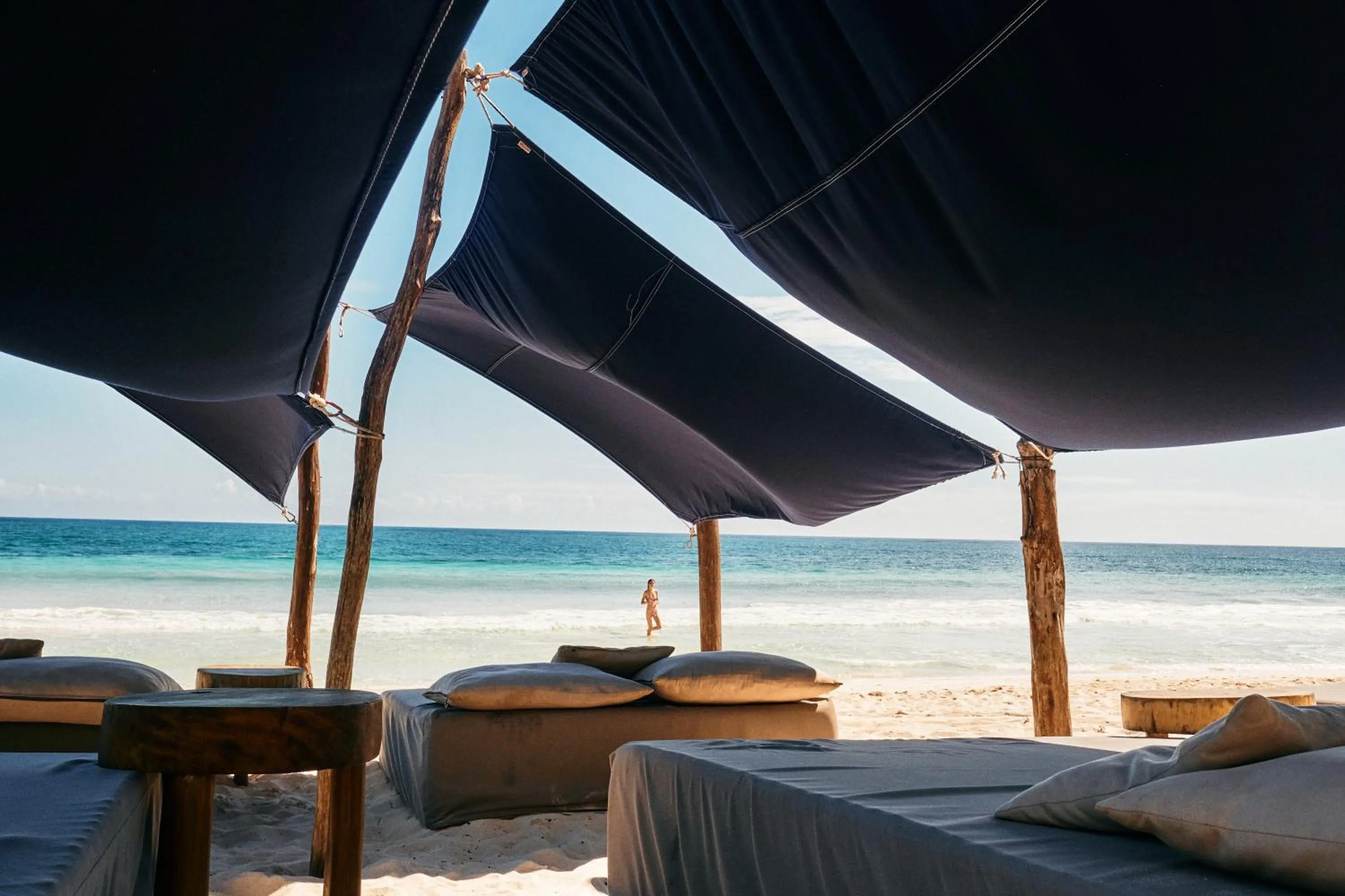Beach in Libelula Tulum Beachfront Hotel