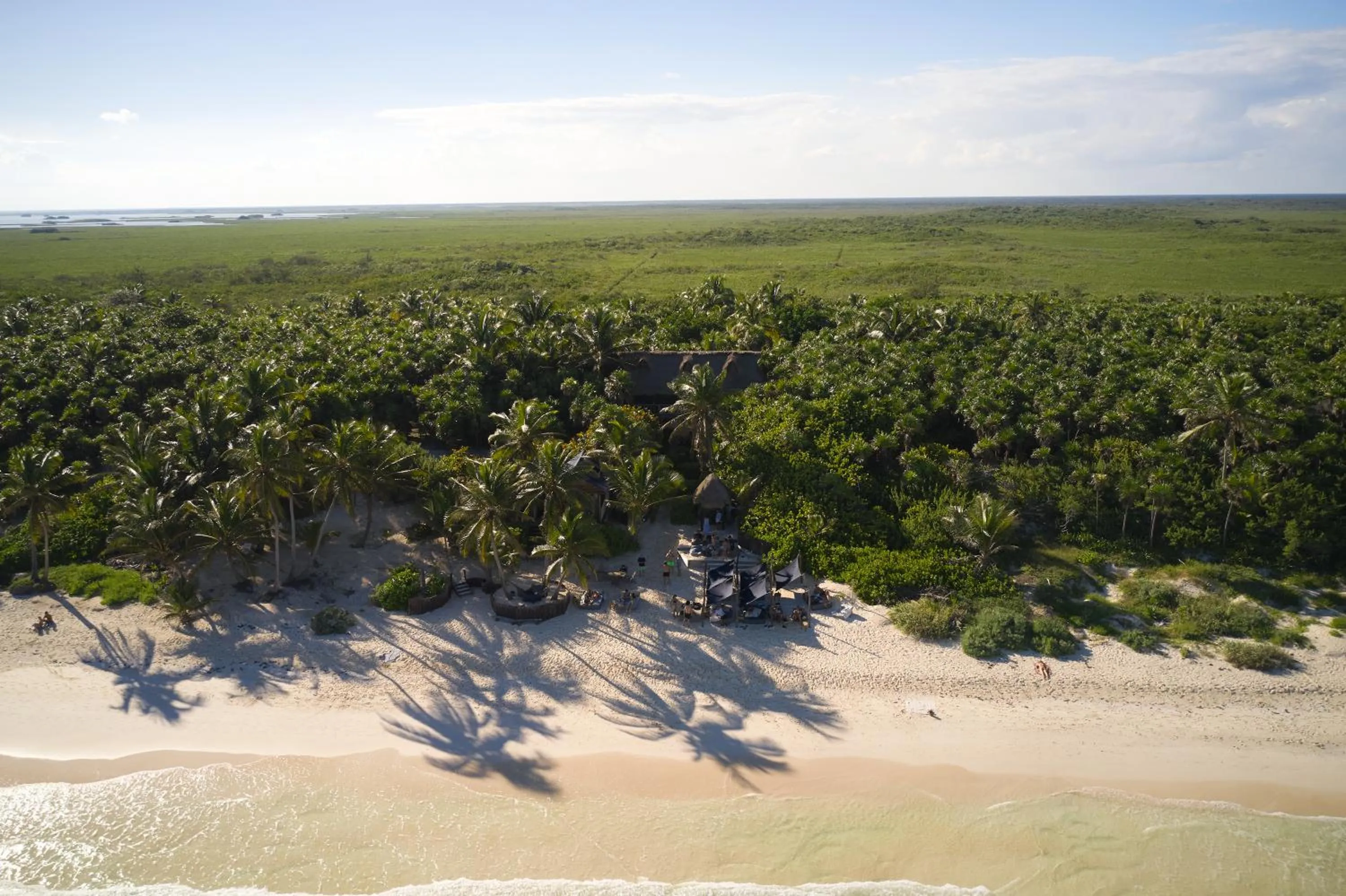 Property building in Libelula Tulum Beachfront Hotel
