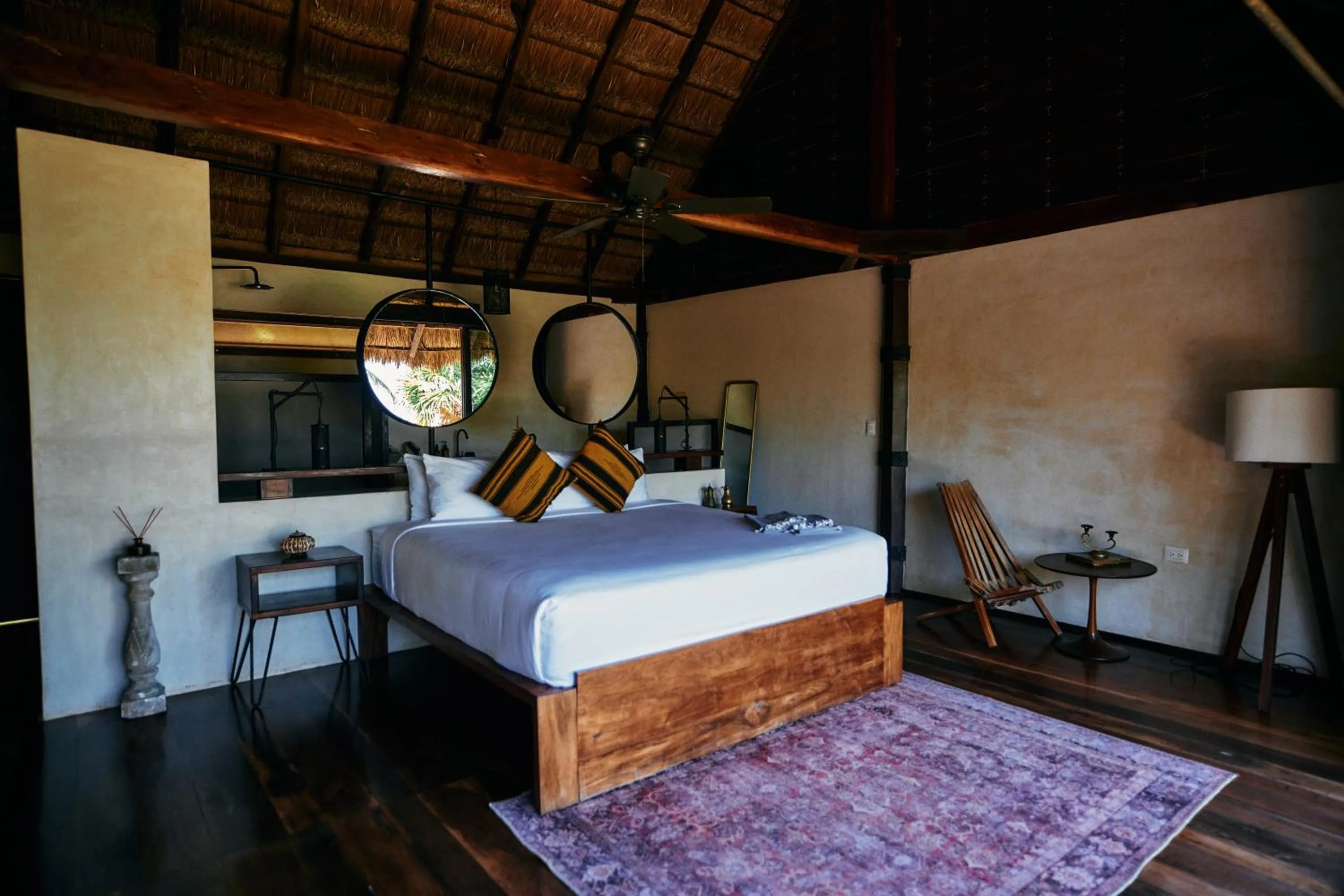 Bedroom, Bed in Libelula Tulum Beachfront Hotel