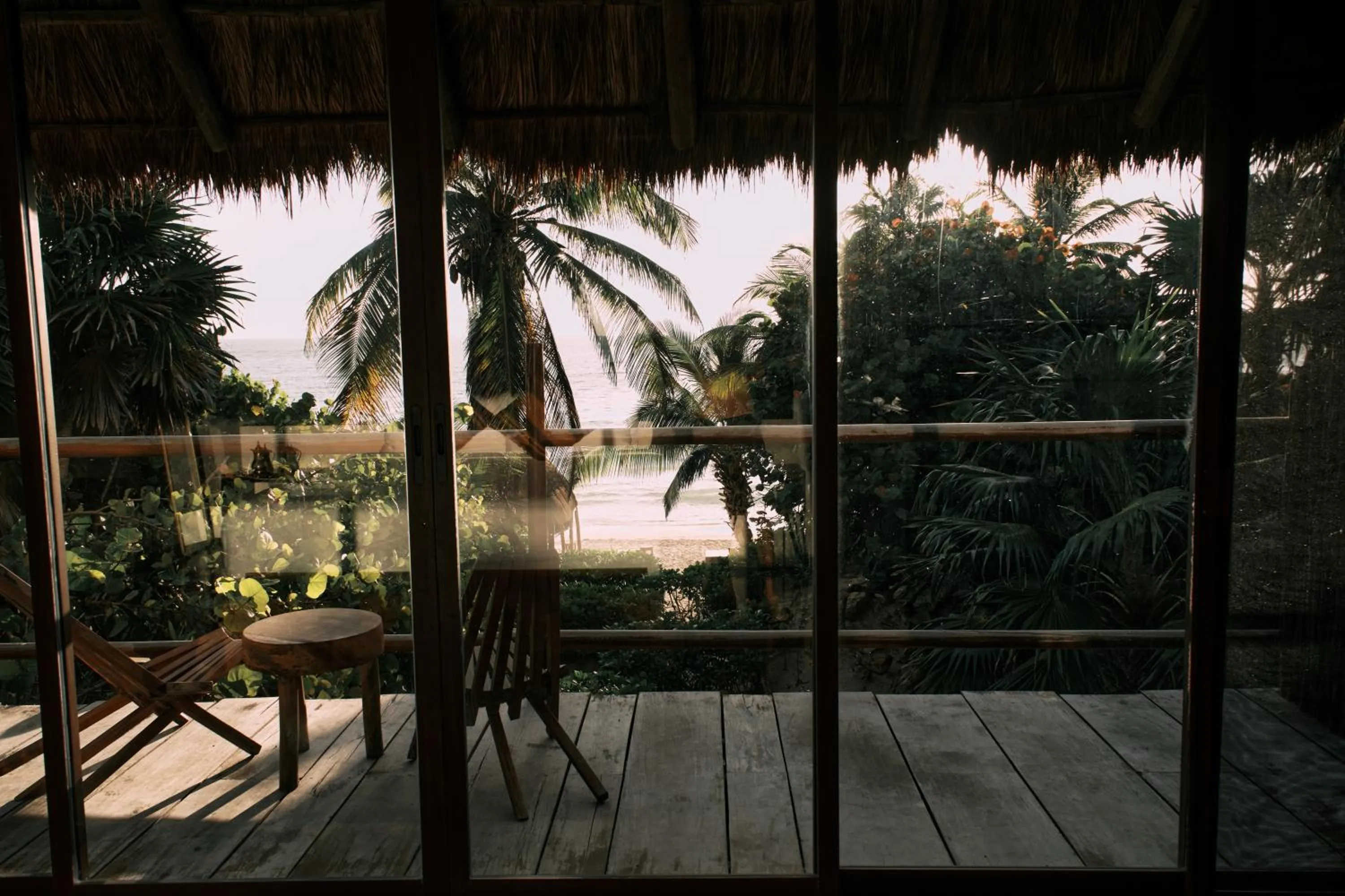 Balcony/Terrace in Libelula Tulum Beachfront Hotel