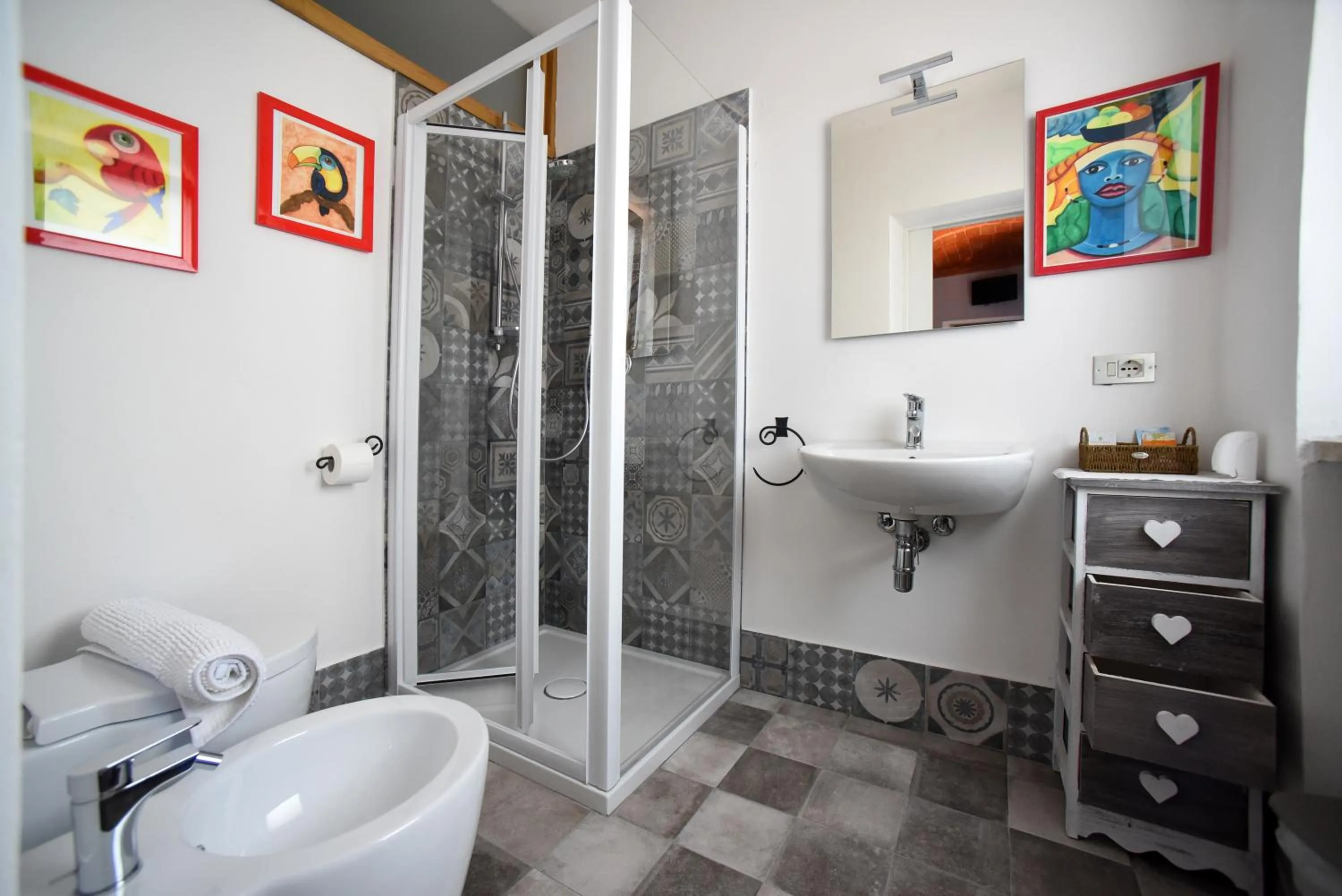 Bathroom in B&B La Riundela