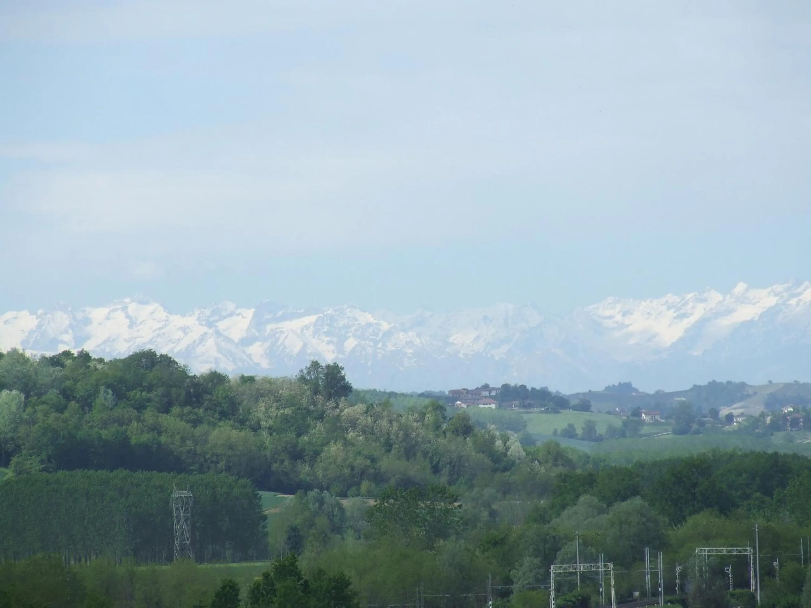 Mountain view in B&B La Riundela