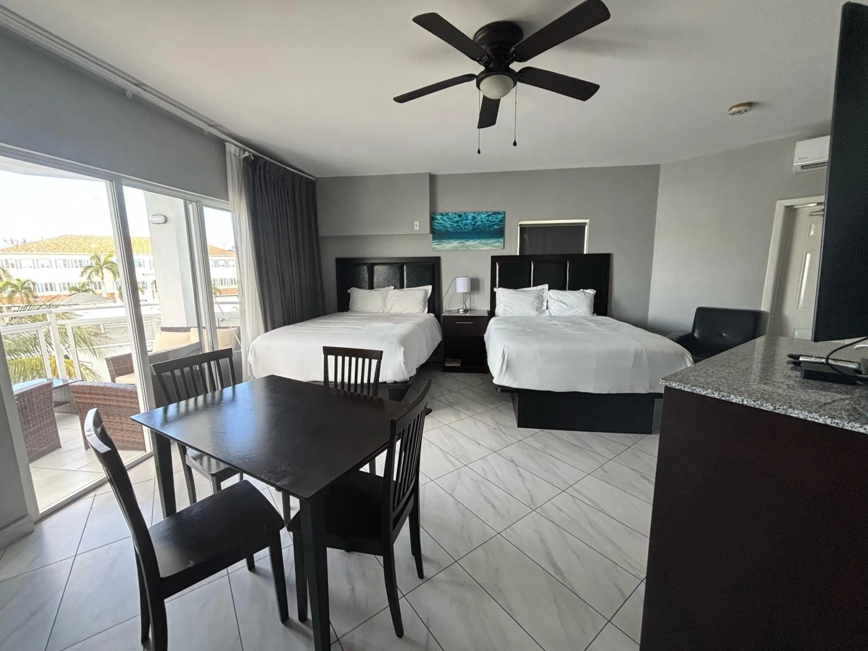 Bed in Grace Bay Suites