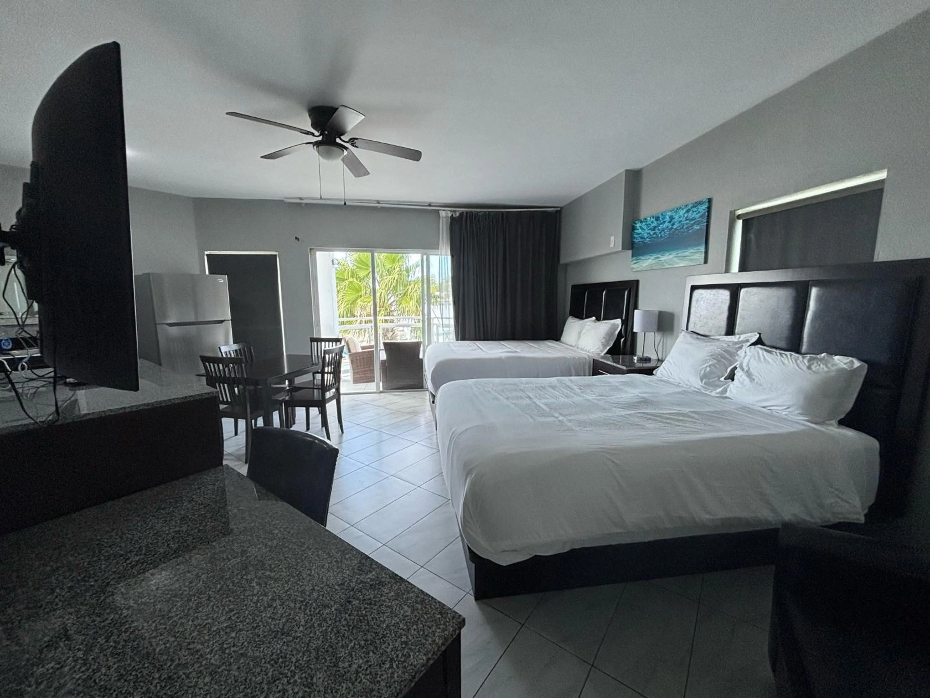 Bed in Grace Bay Suites