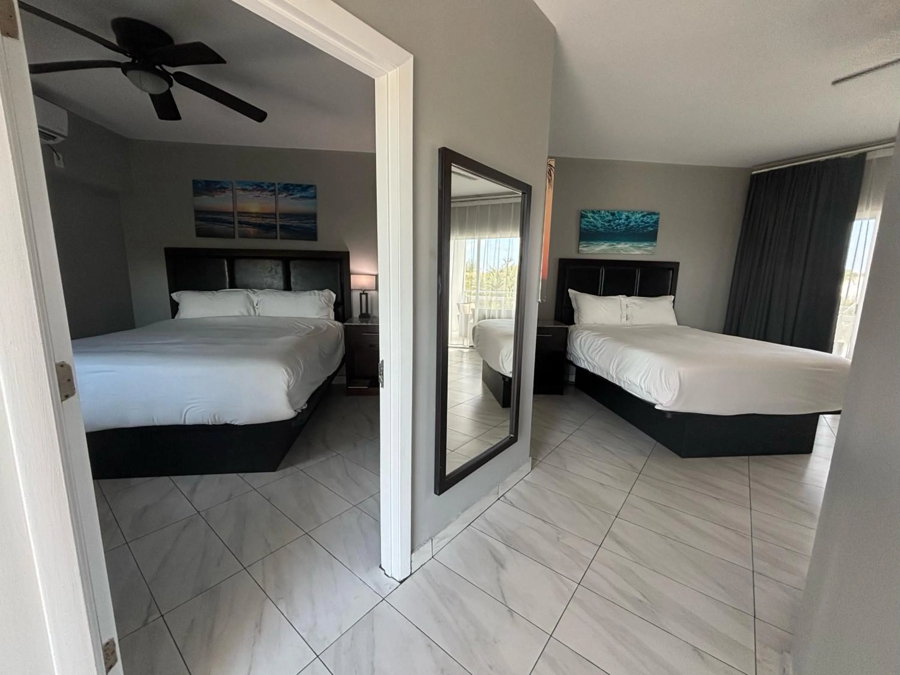 Bed in Grace Bay Suites