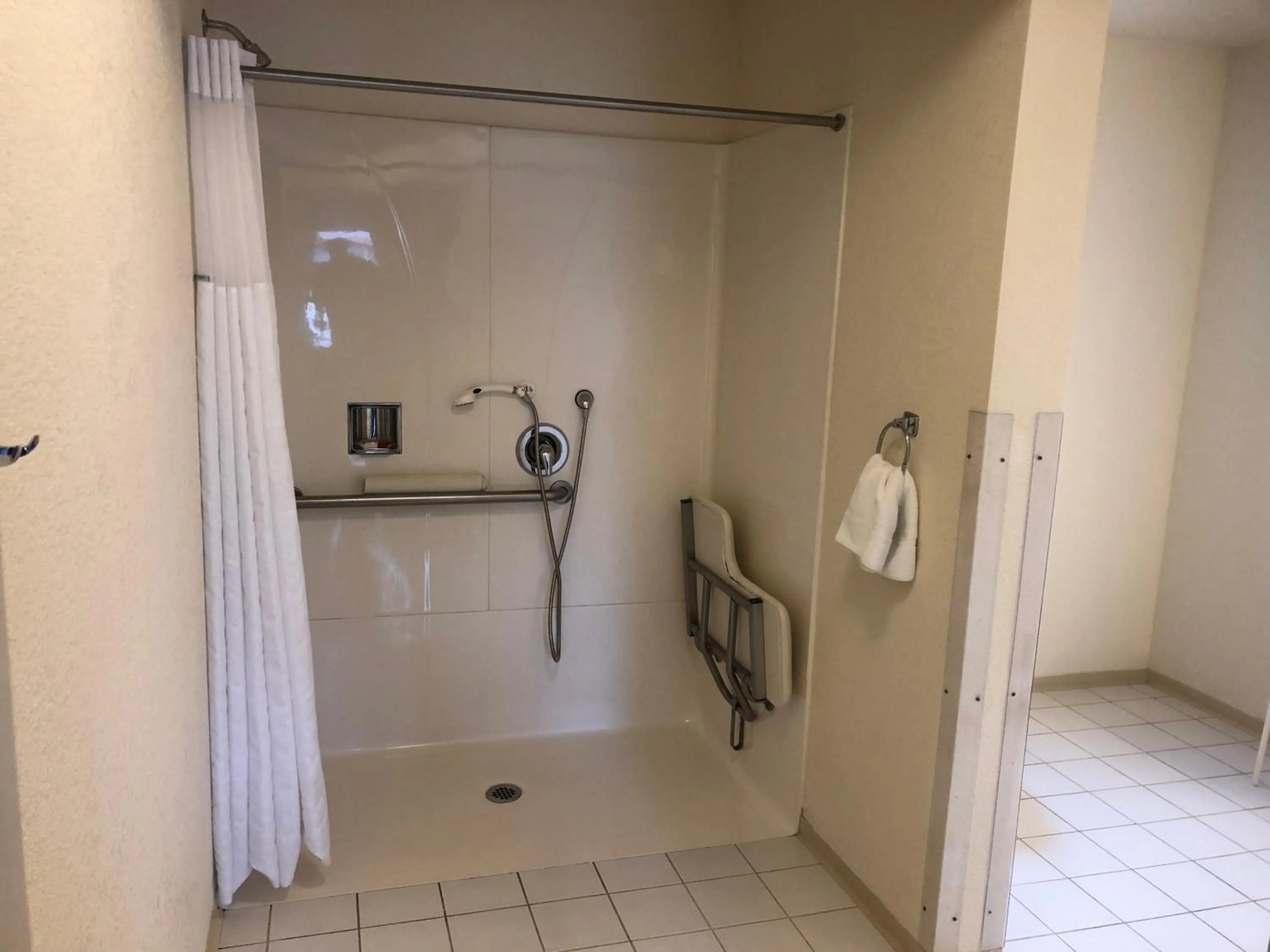 Shower in Super 8 by Wyndham Fort Bragg