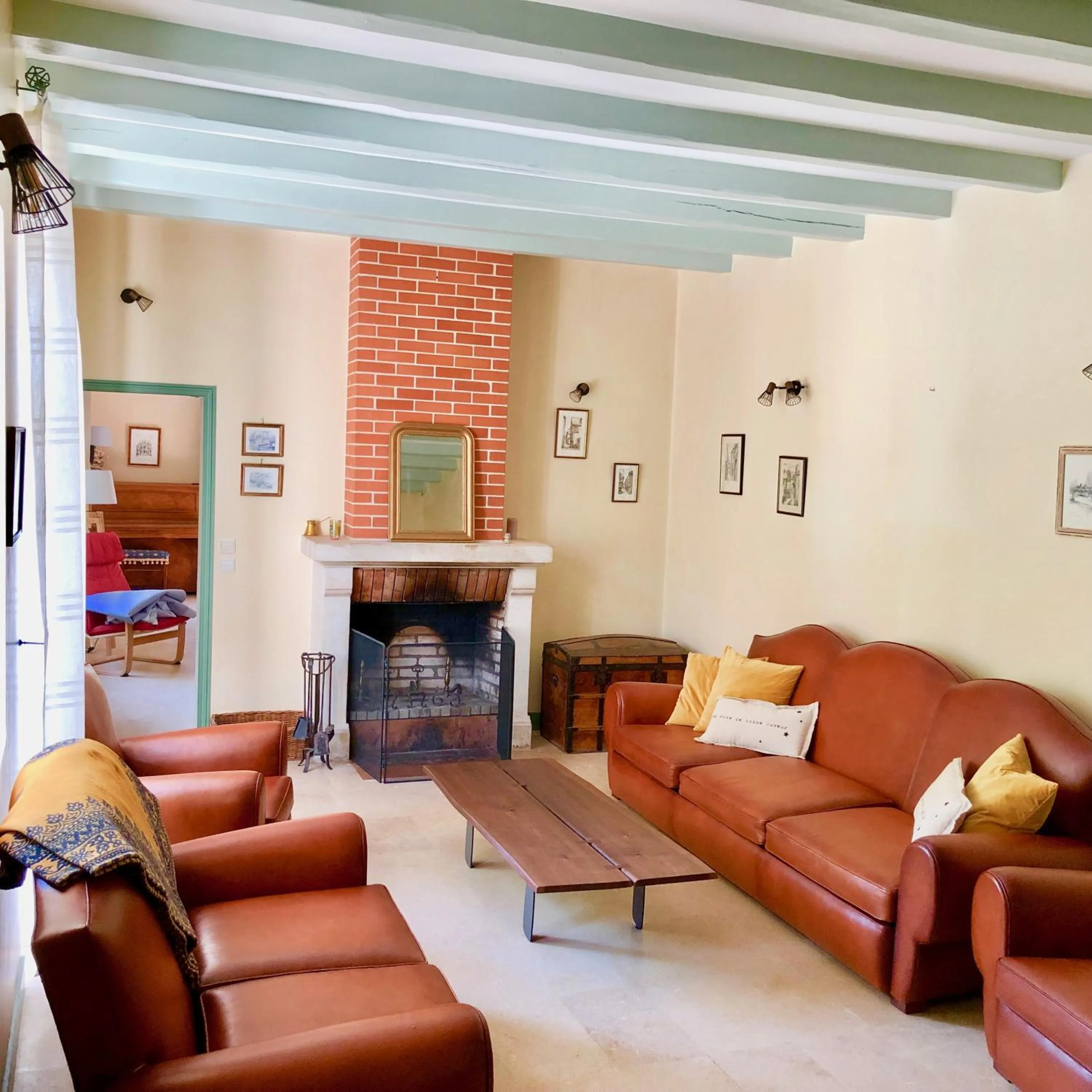 Living room in Domaine de l'Augeonnière