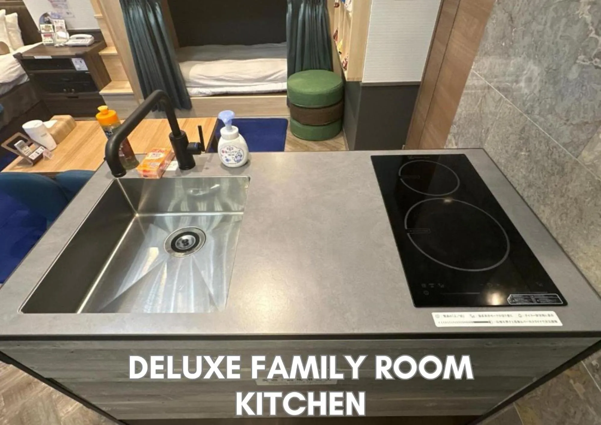 Kitchen or kitchenette in Hotel Pasela Living Shinjuku