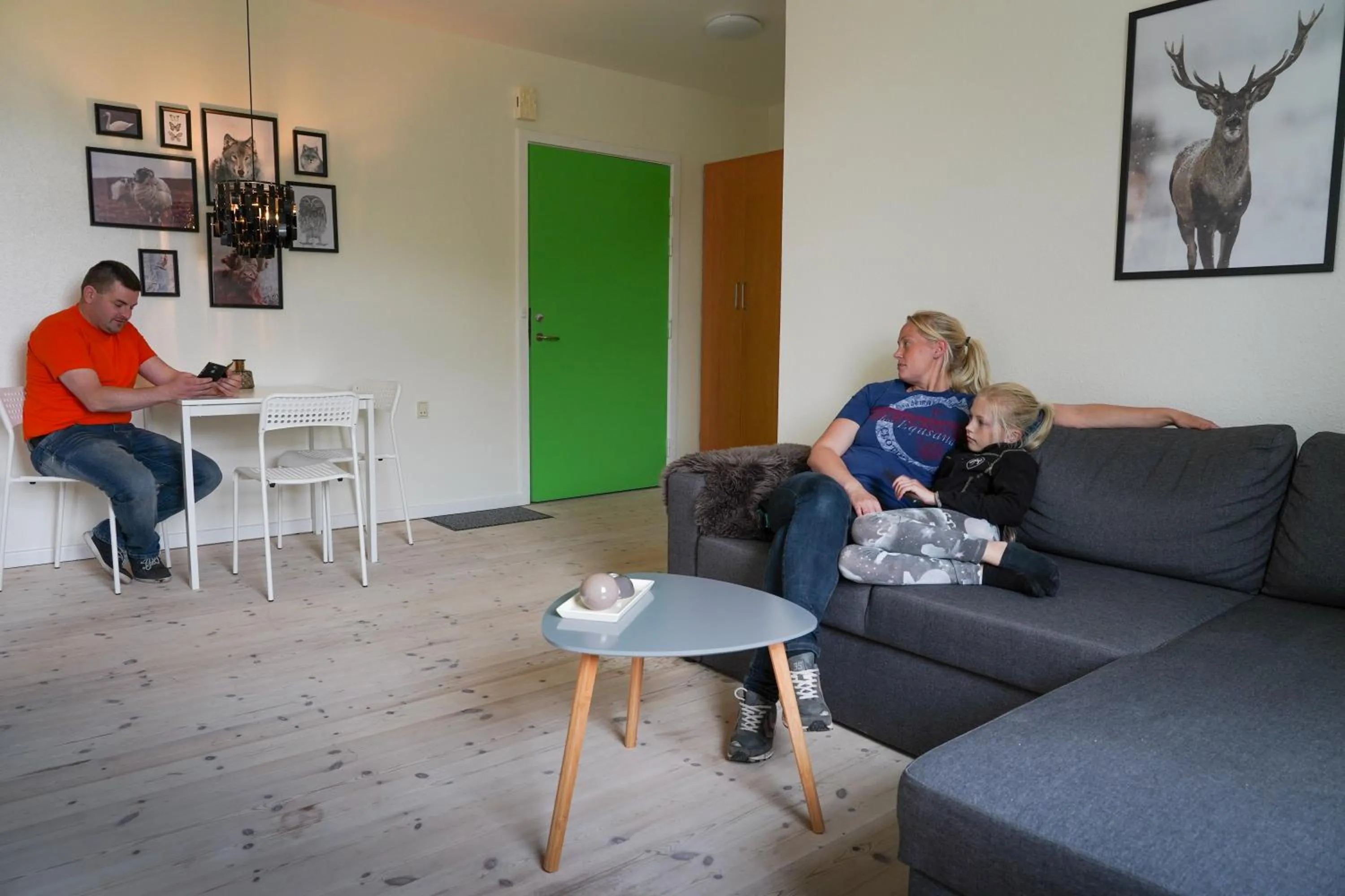 Living room in Feriehus Thy - I hjertet af Thy