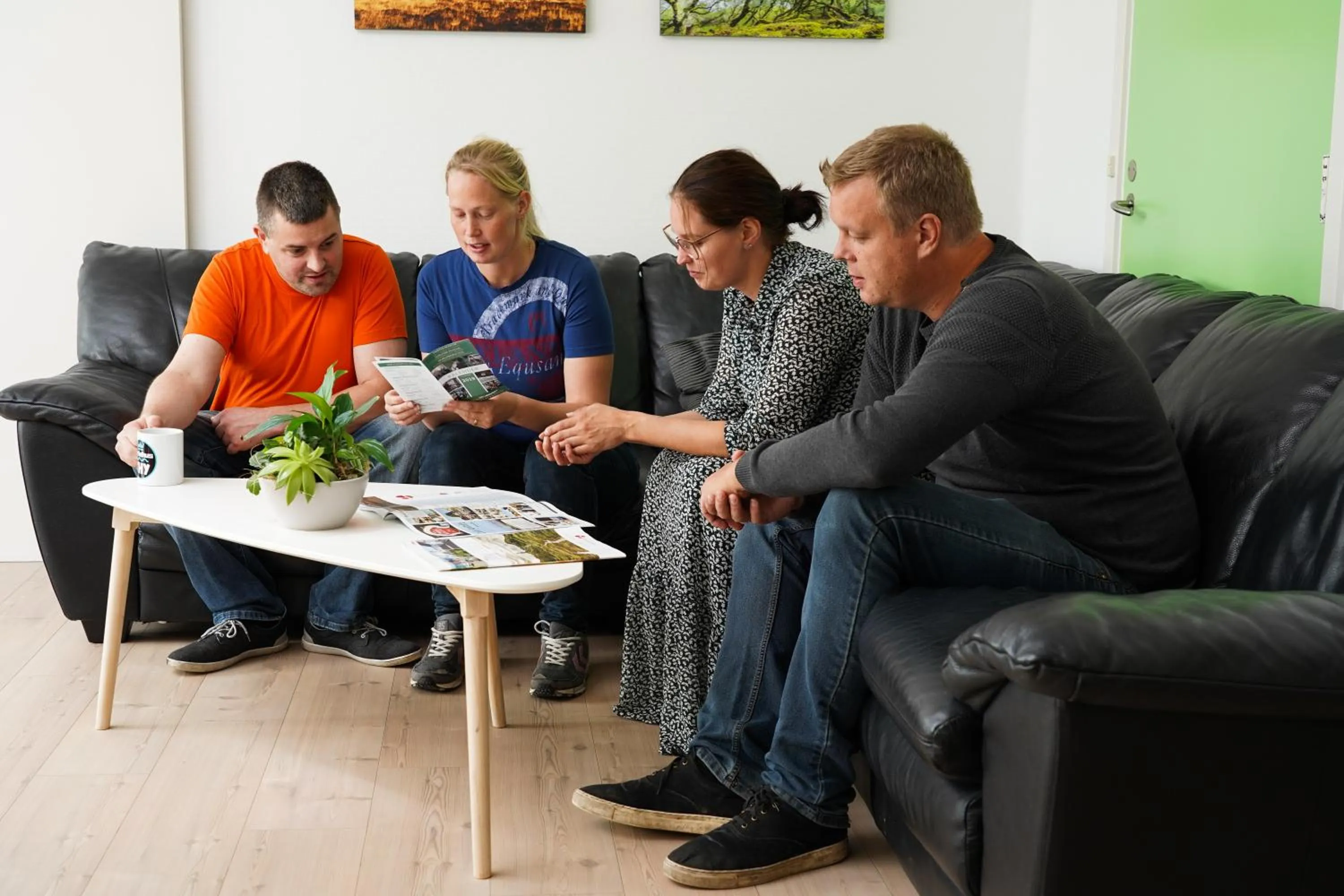 Communal lounge/ TV room in Feriehus Thy - I hjertet af Thy