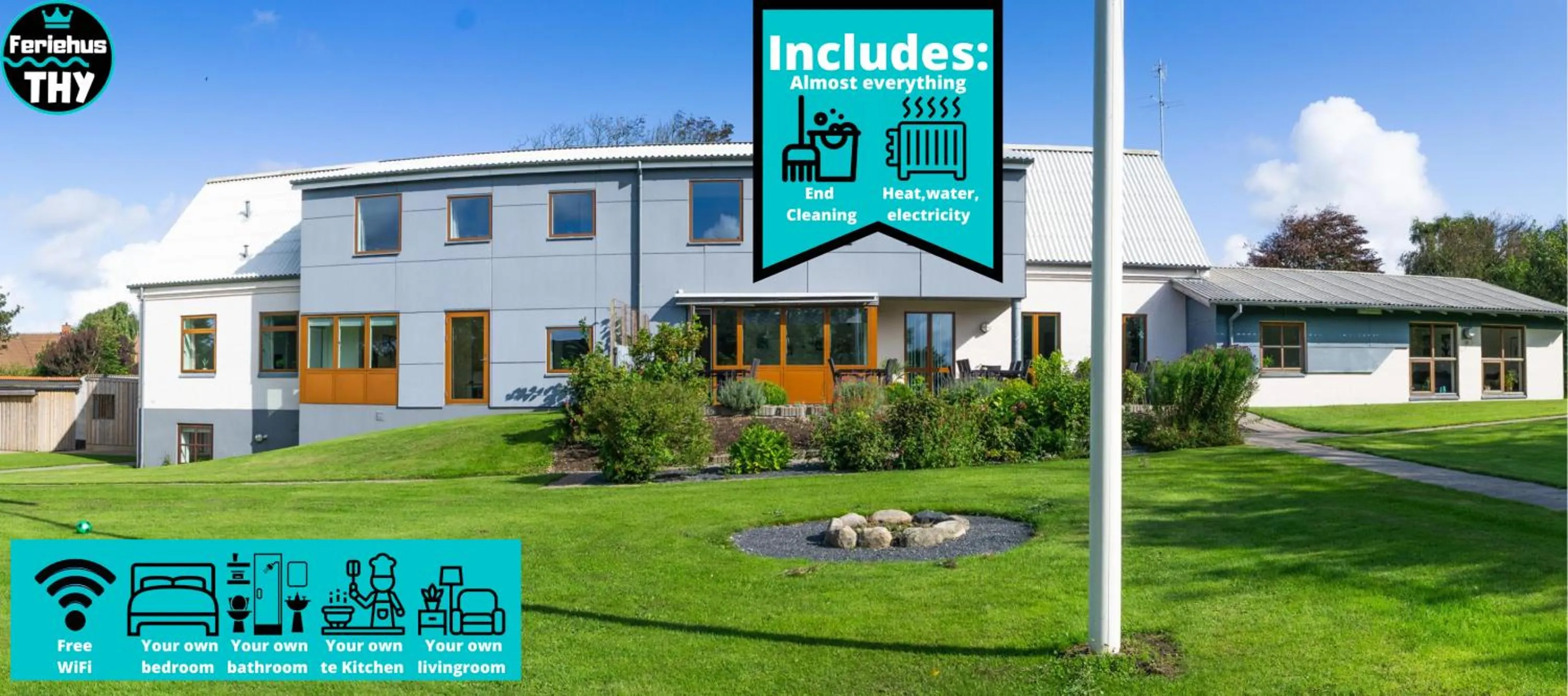 Property logo or sign in Feriehus Thy - I hjertet af Thy