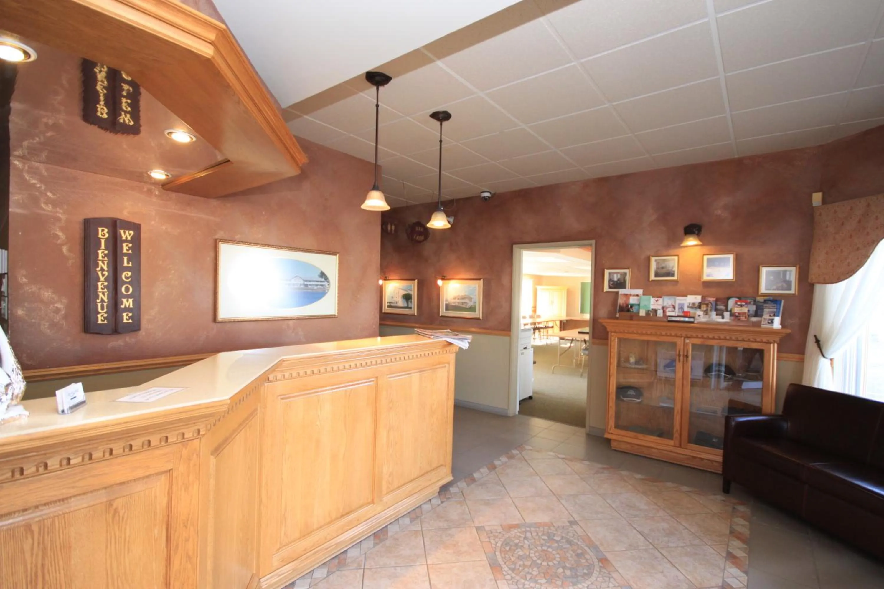 Lobby or reception in Motel Grand-Pré Inc