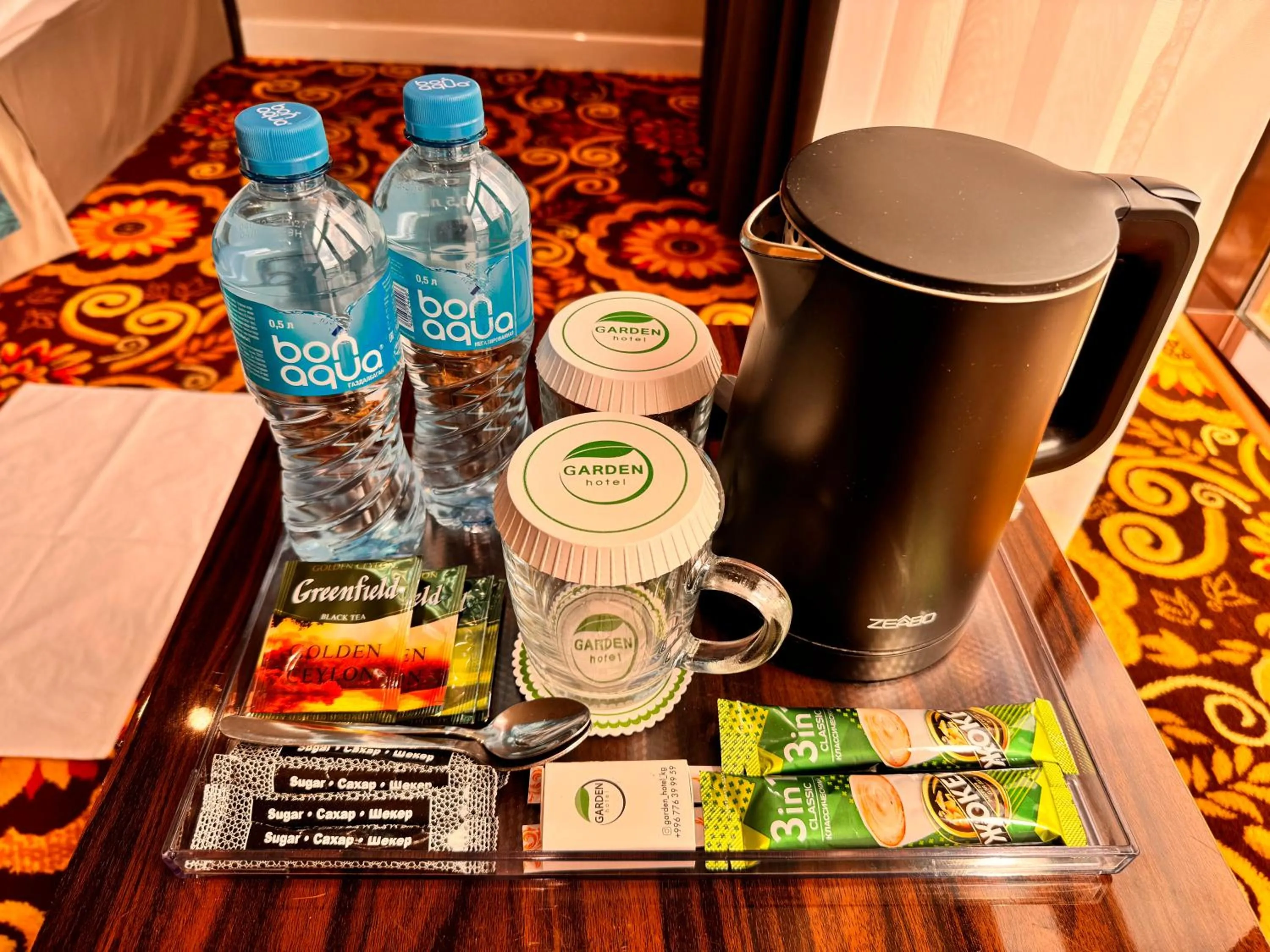 Food and drinks in Garden Hotel & SPA