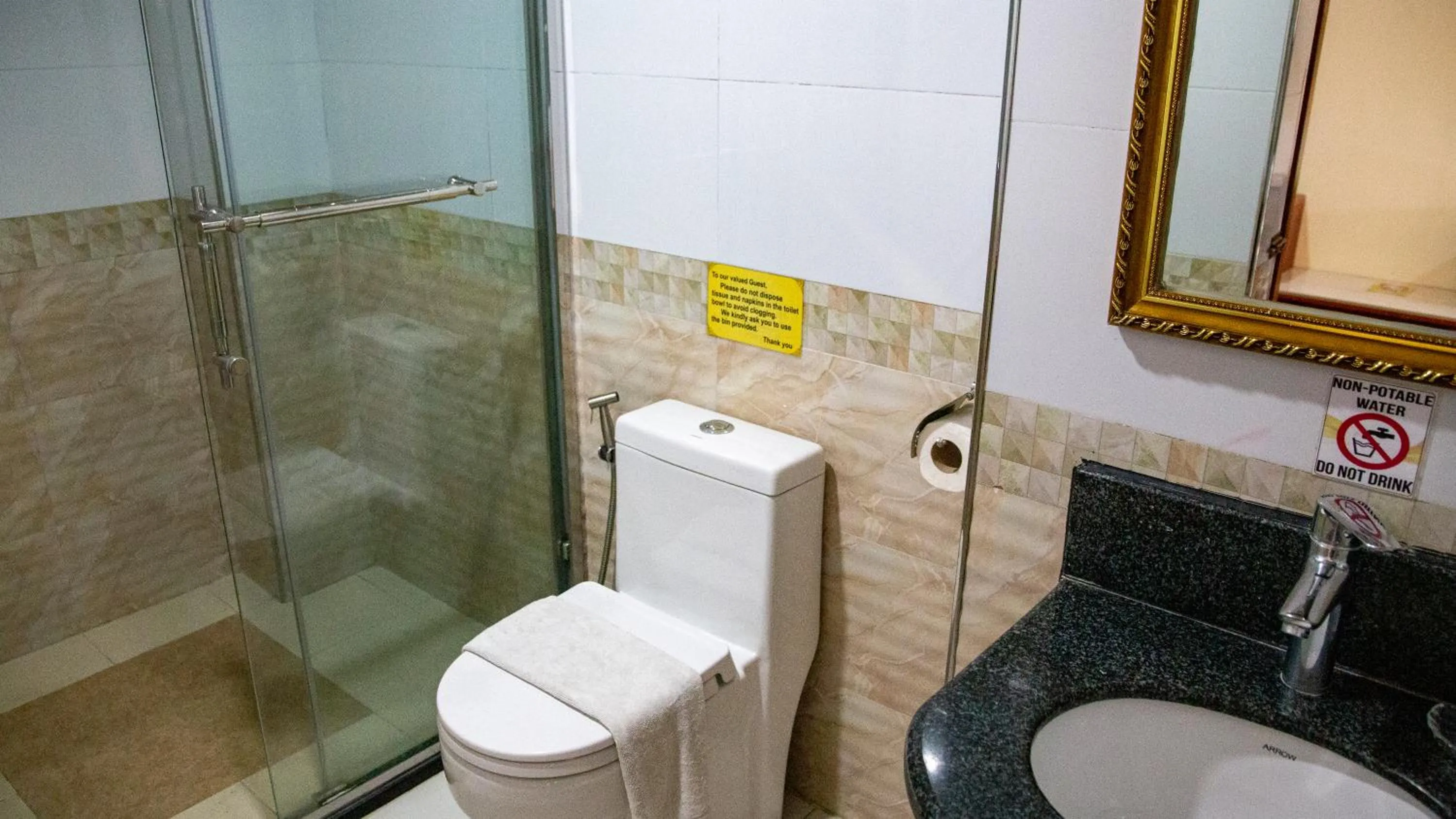 Bathroom in 456 Hotel