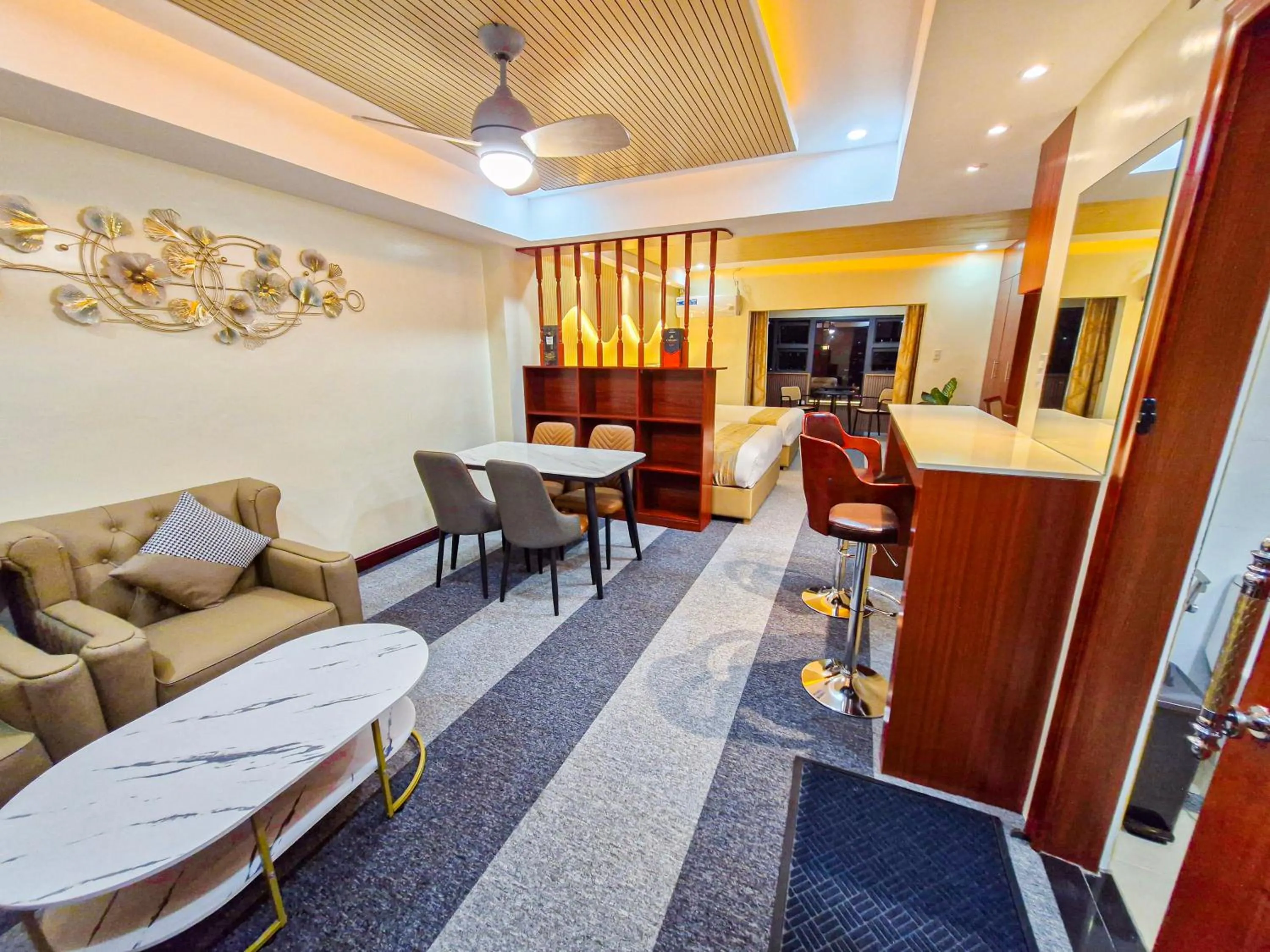 Living room in 456 Hotel