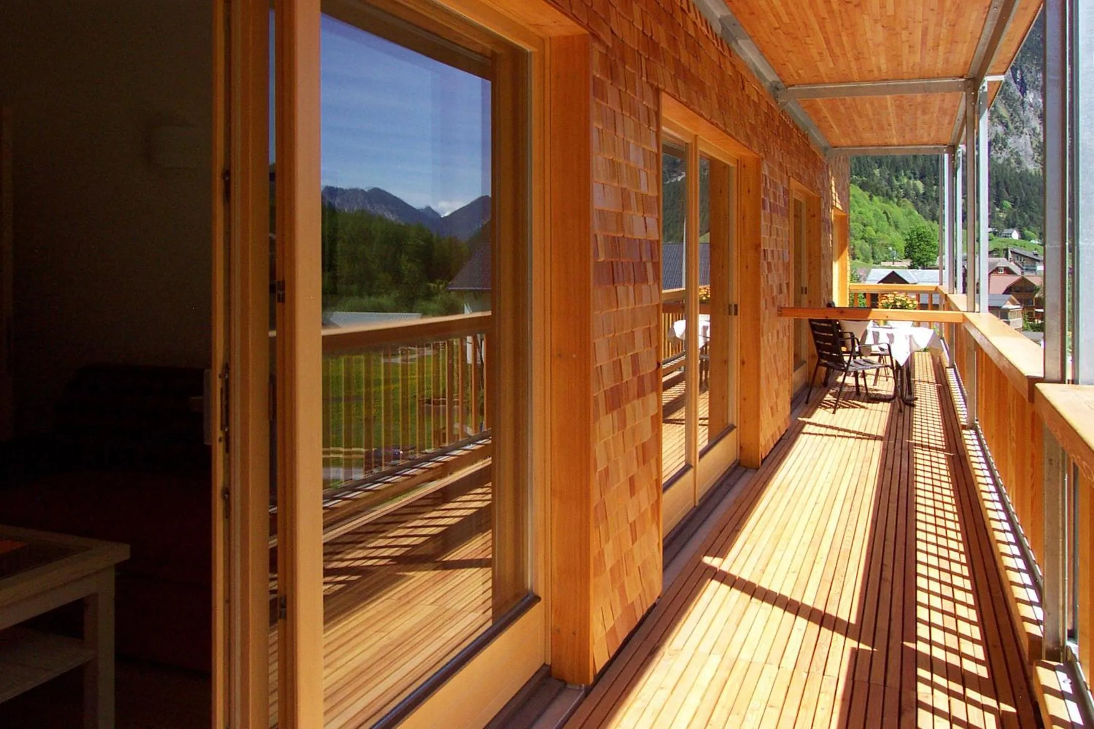 Balcony/Terrace in Biotel Bertel Naturappartements