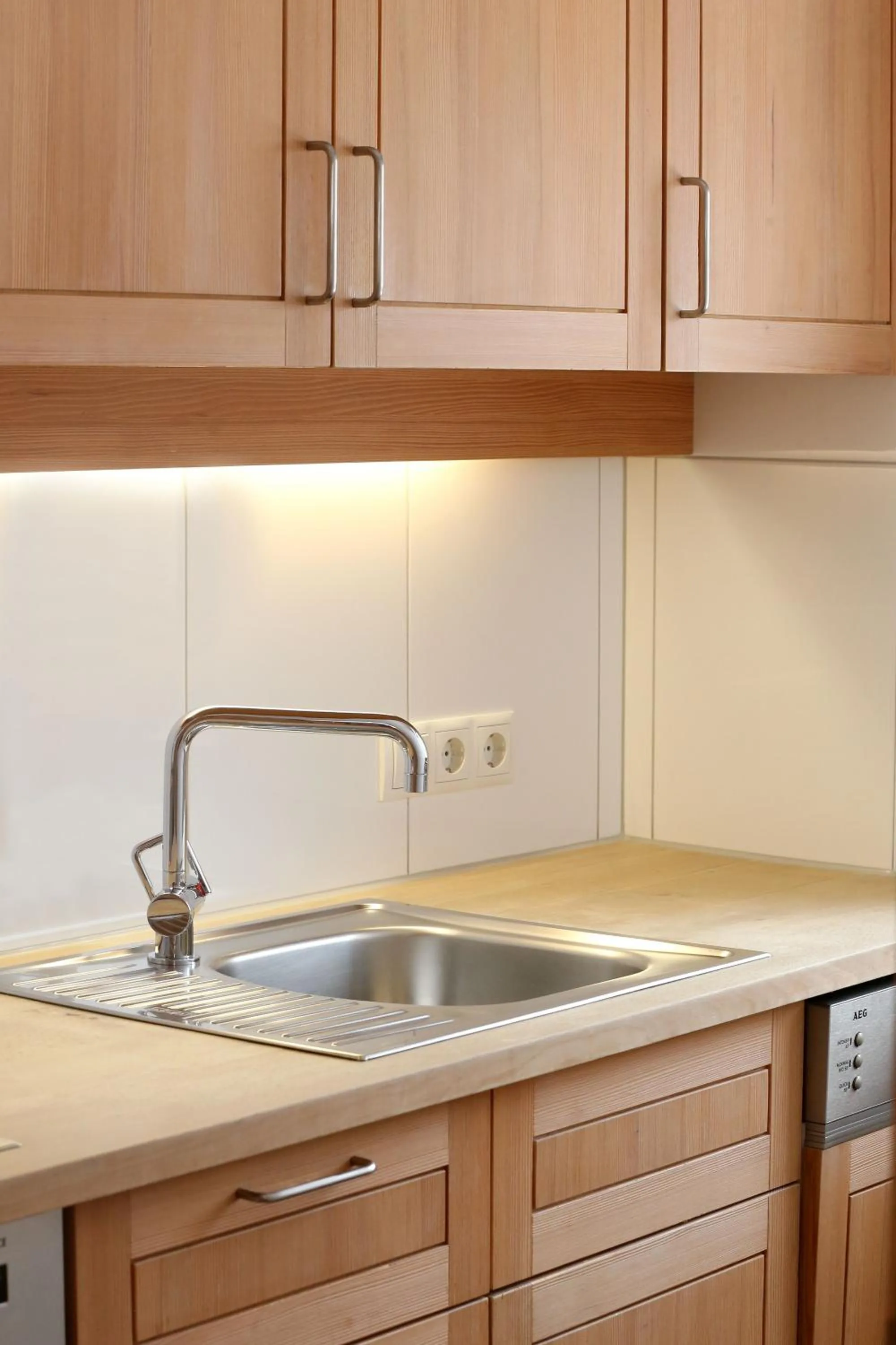 Kitchen or kitchenette in Biotel Bertel Naturappartements