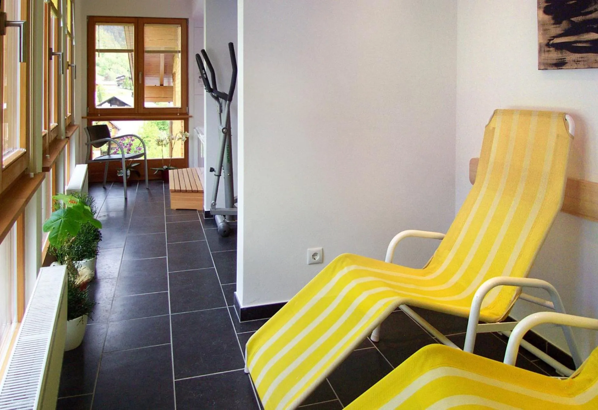 Sauna in Biotel Bertel Naturappartements