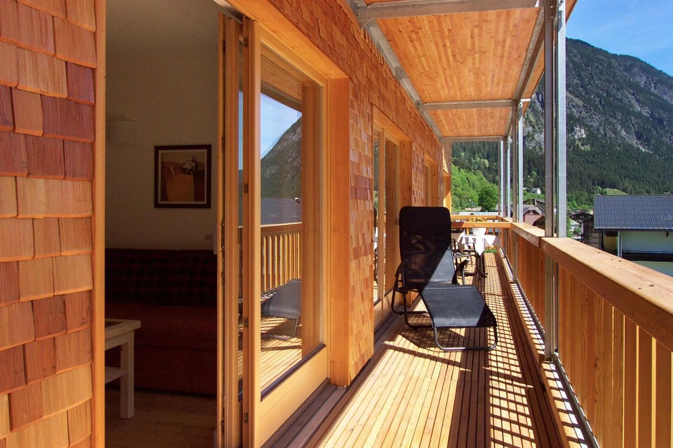 Balcony/Terrace in Biotel Bertel Naturappartements