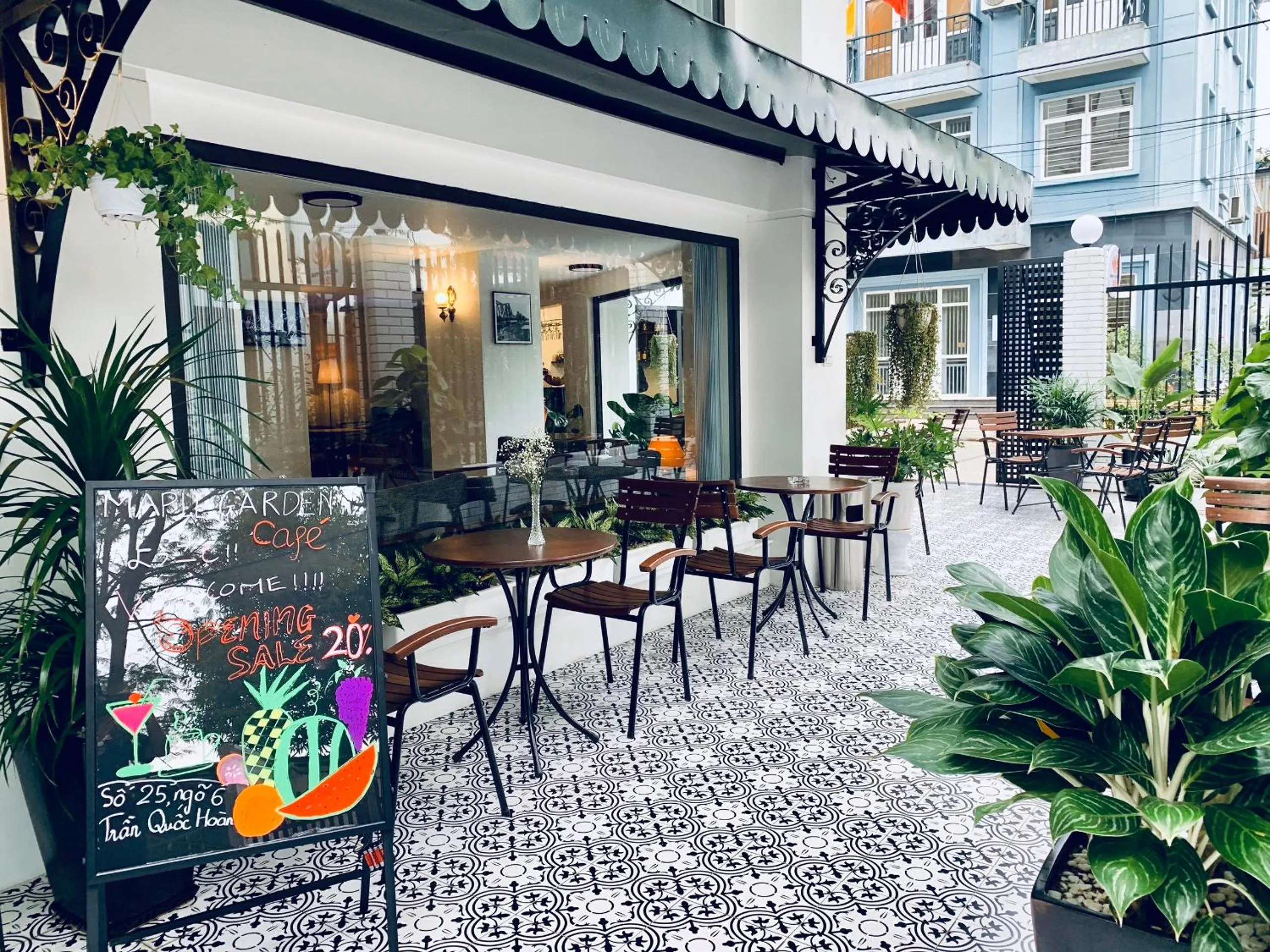 Patio in Hana Stay Trần Quốc Hoàn