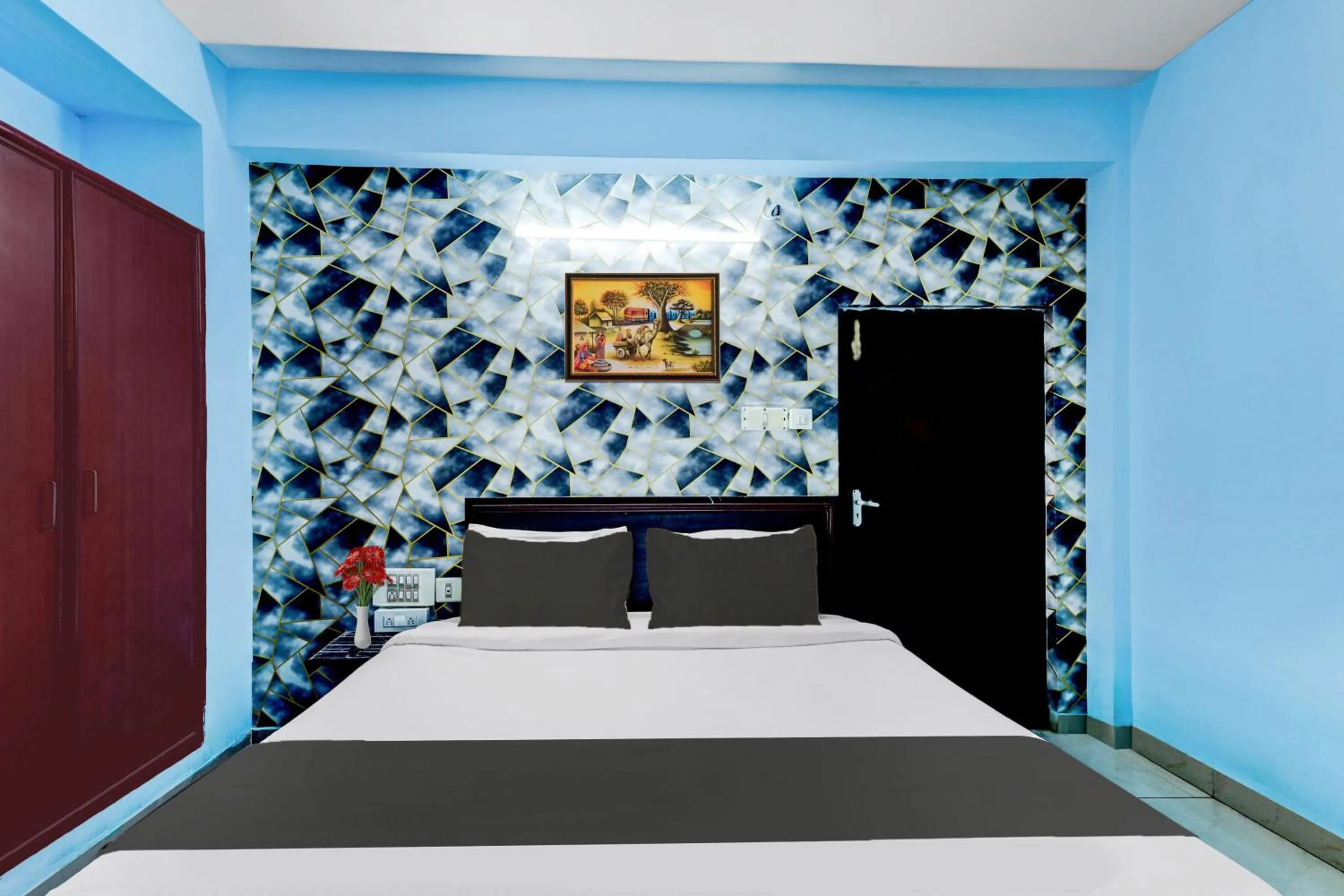 Bedroom, Bed in Super Hotel O Kennedy Nagar Near Railway Station formerly Jayalakshmi Residency