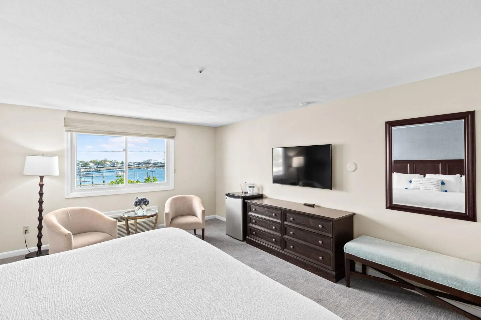 Bed in The Inn at Scituate Harbor