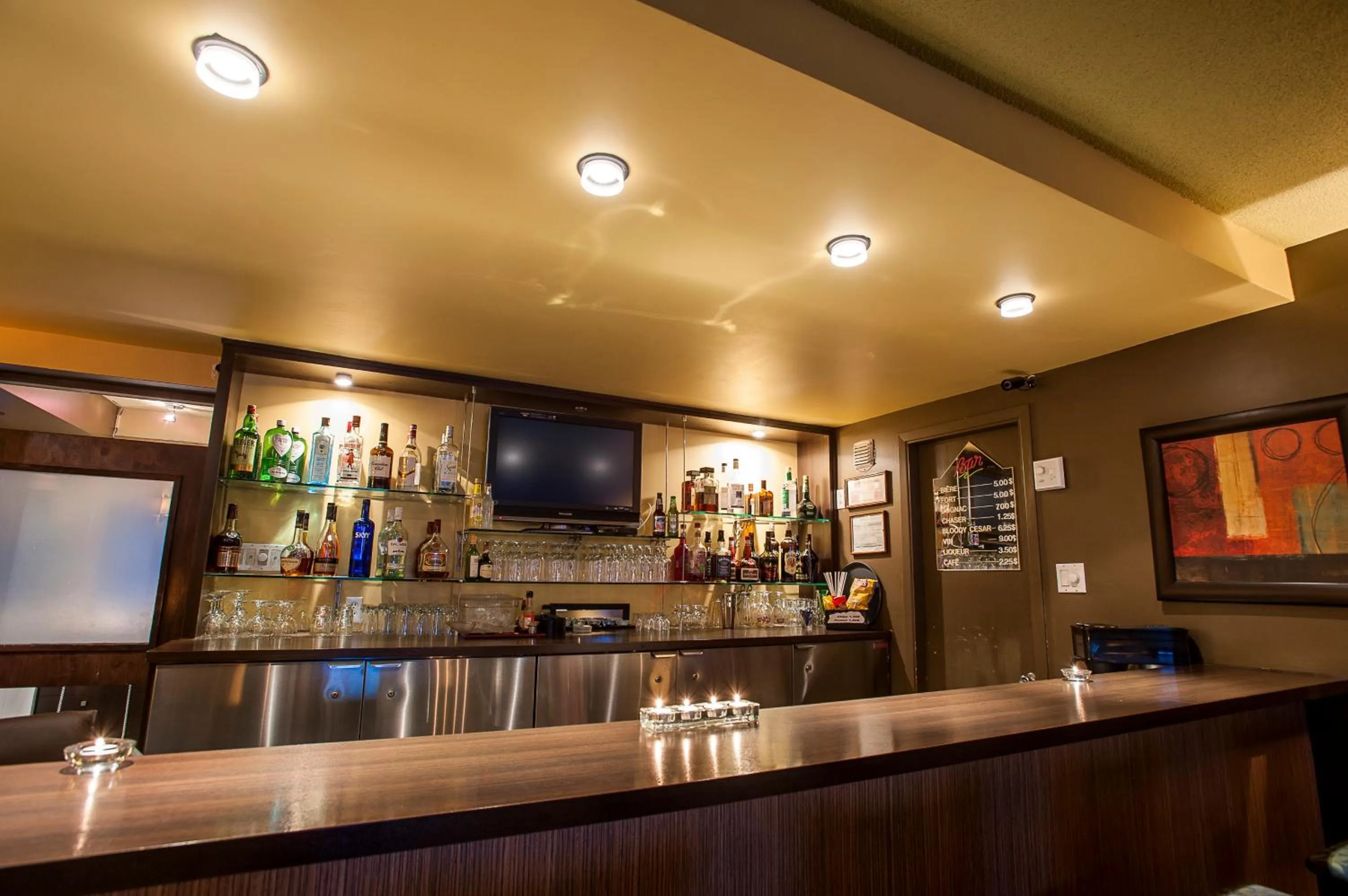 Lounge or bar in Motel Mistral