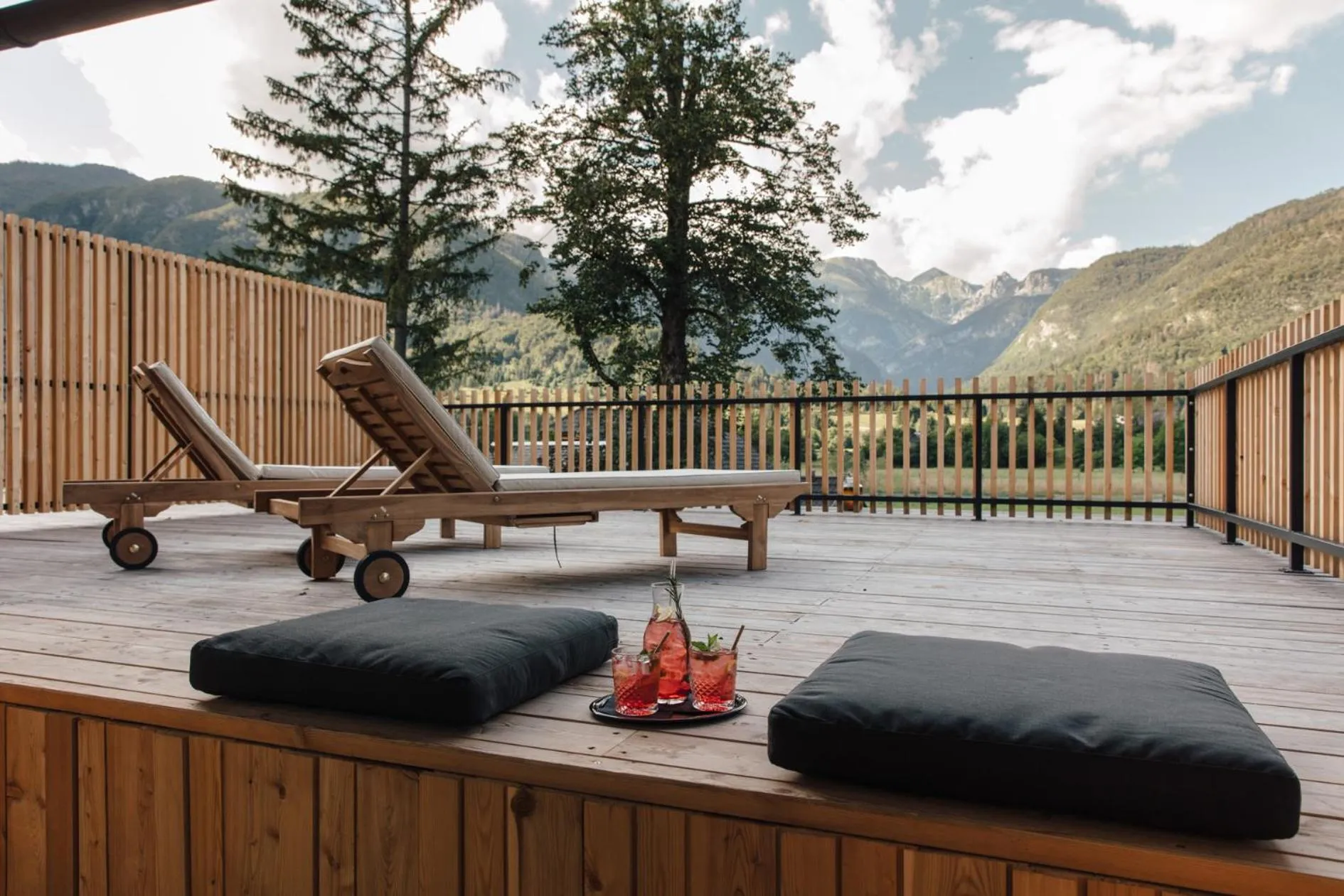 Patio in Hotel Majerca