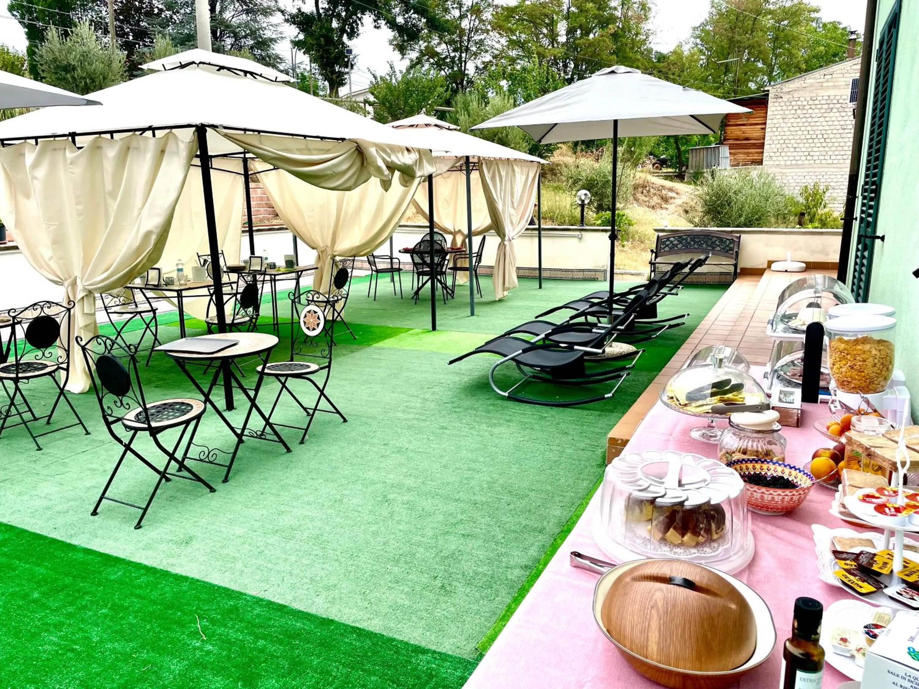 Garden in B&b Villa Asia