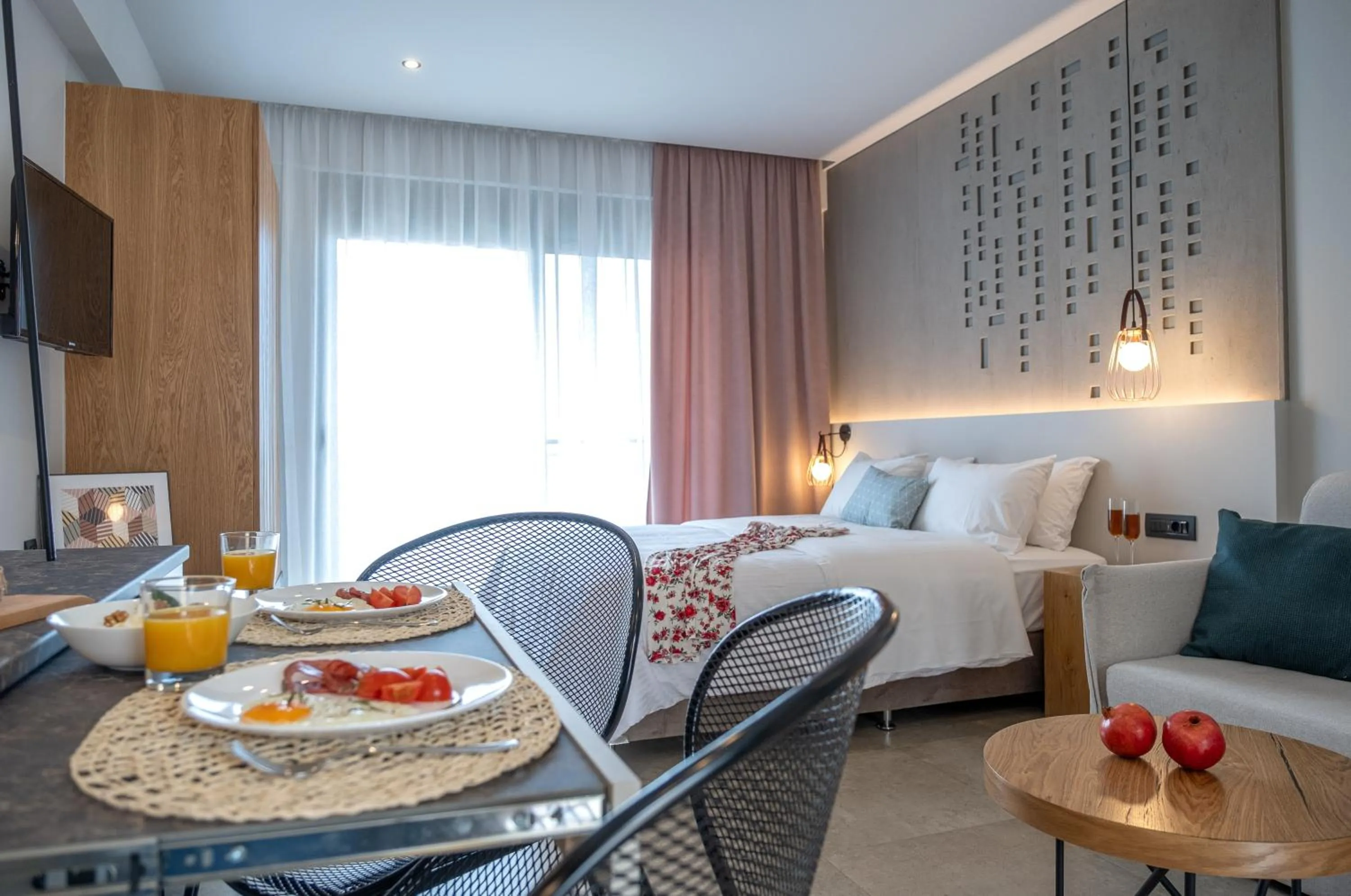 Living room, Bed in ELIXIA