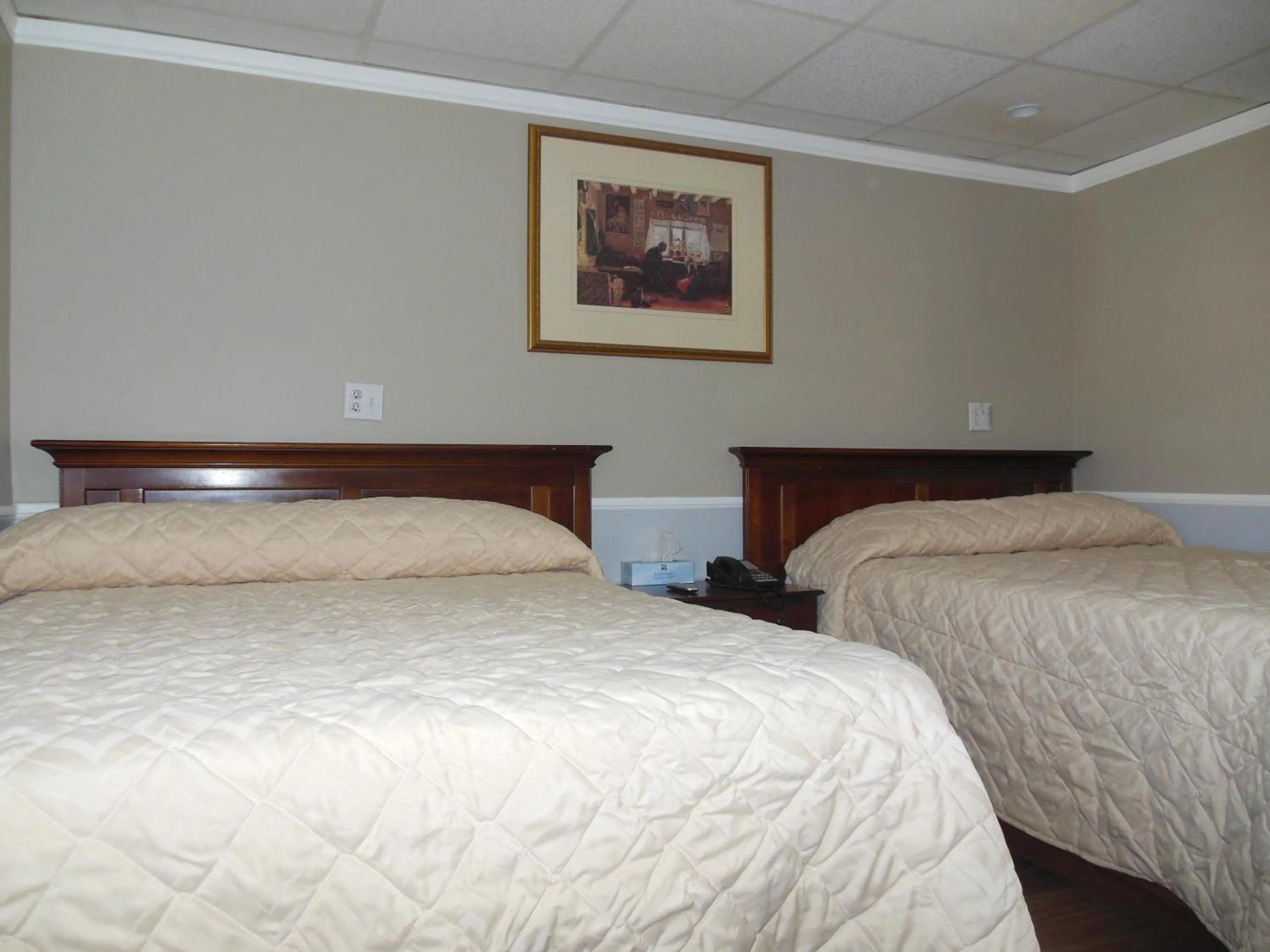 Bed in Motor Court Motel