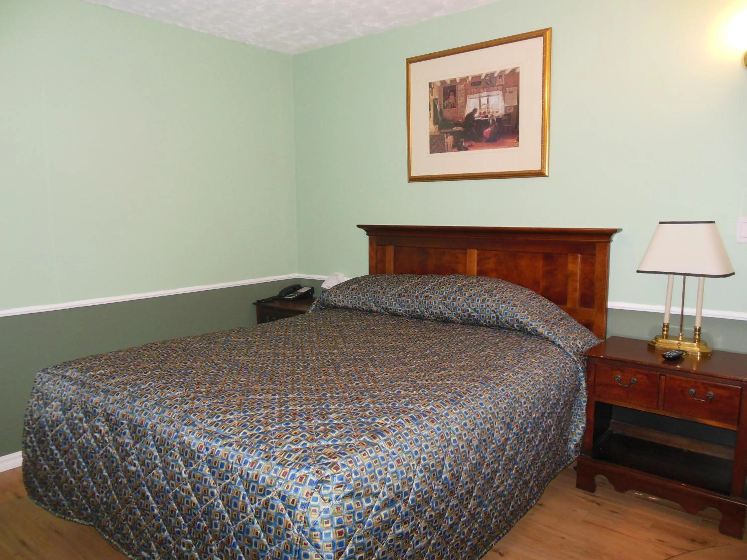 Bed in Motor Court Motel