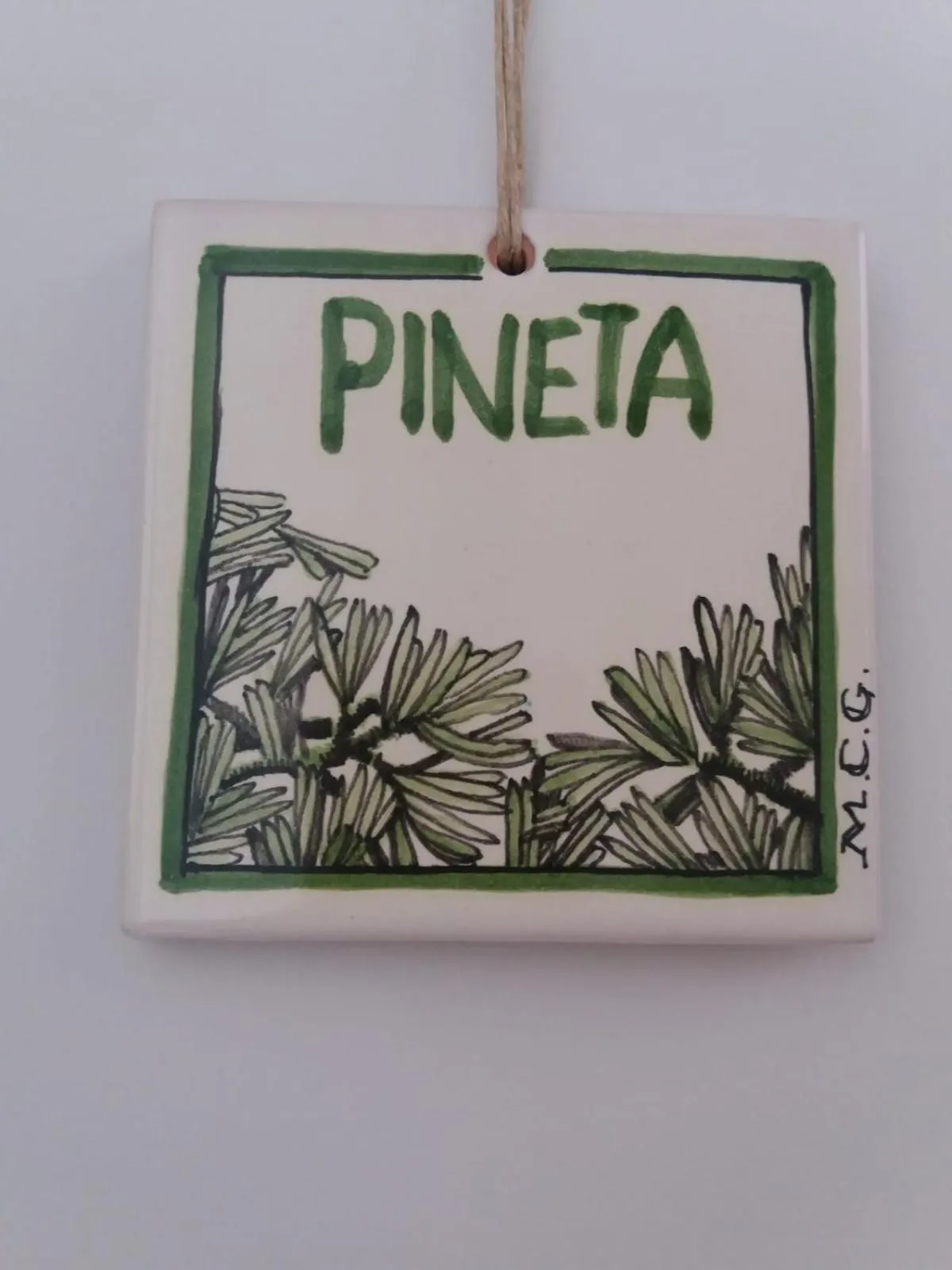 Decorative detail in IL CUCCO B&B