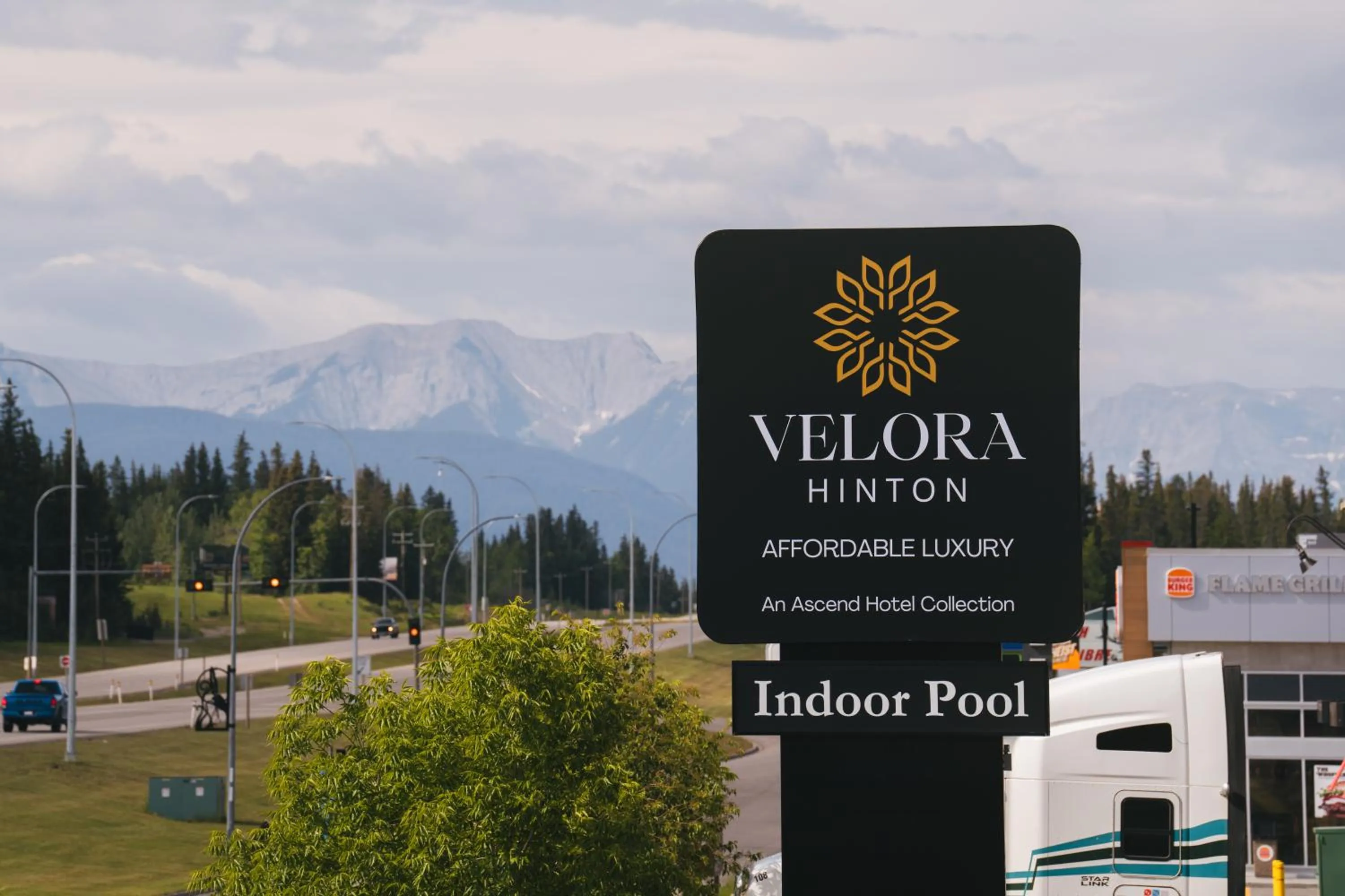 Property logo or sign in Velora Hinton, an Ascend Collection Hotel