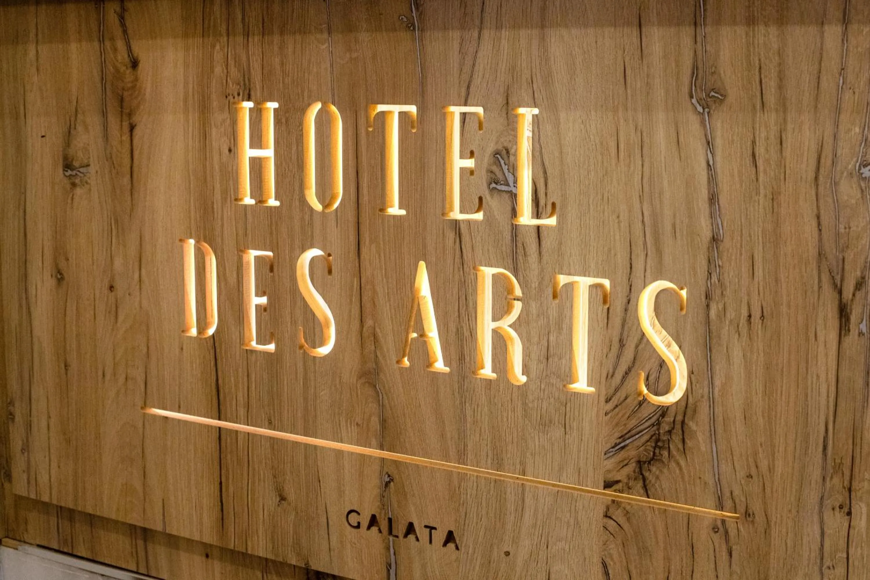 Property logo or sign in Hotel Des Arts Galata