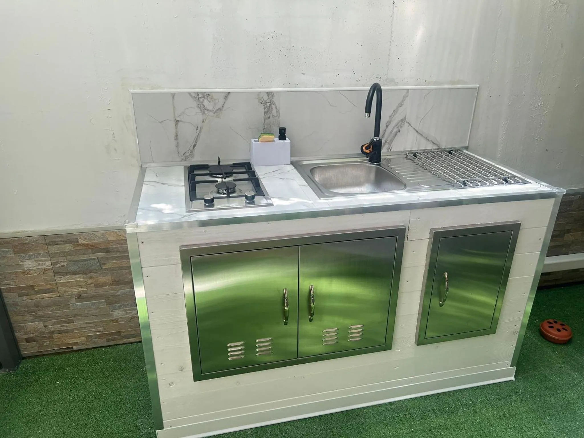 Kitchen or kitchenette in B&B Giordano